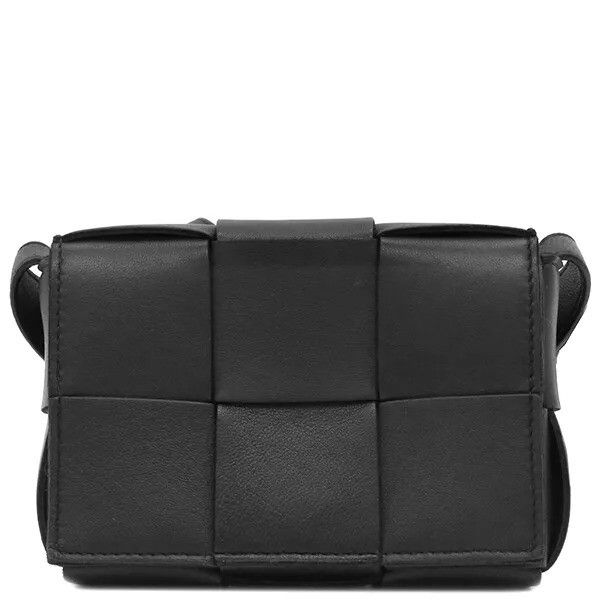 Bottega Veneta o1loc1c0824 Size: OS / Leather Cross-Body Mini Bag in Black Size ONE SIZE - 1 Thumbnail