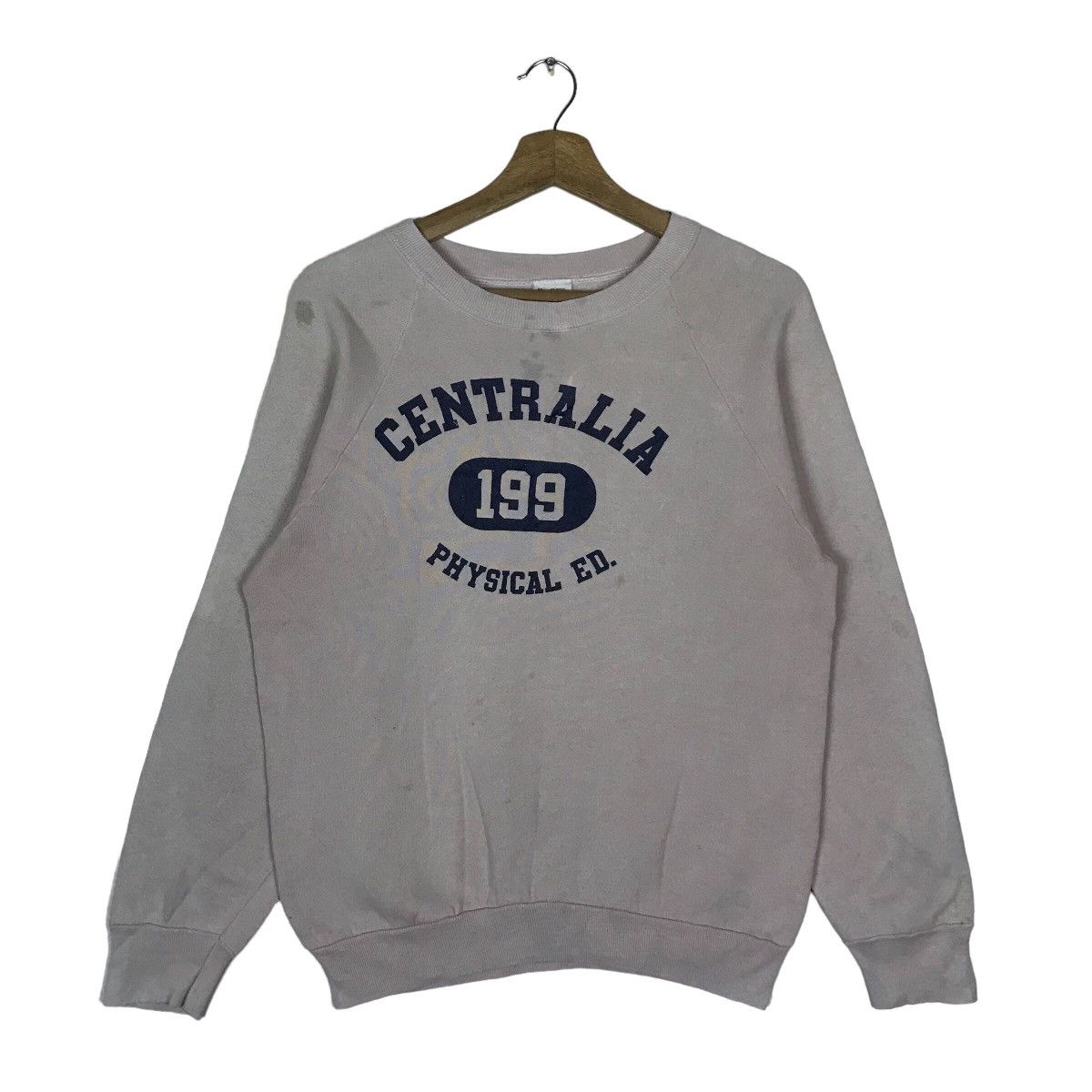 Vintage Fruit Of The Loom Centralia Spell Out Pullover