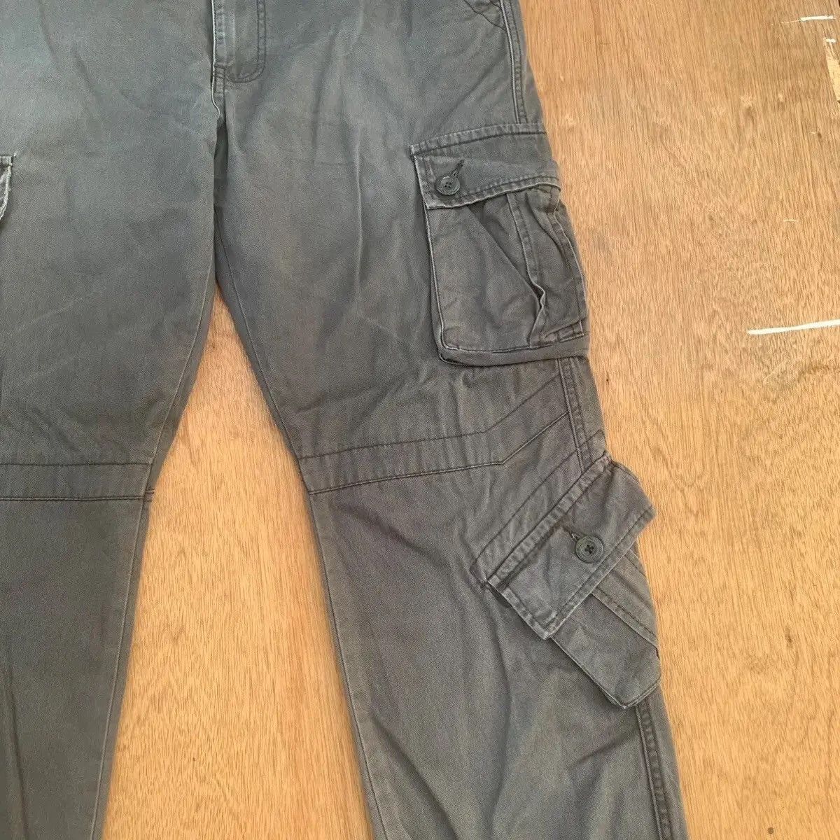 LAST DROP! DELETE TODAY🛒MULTIPOCKET MATCHSTICK FADED CARGO