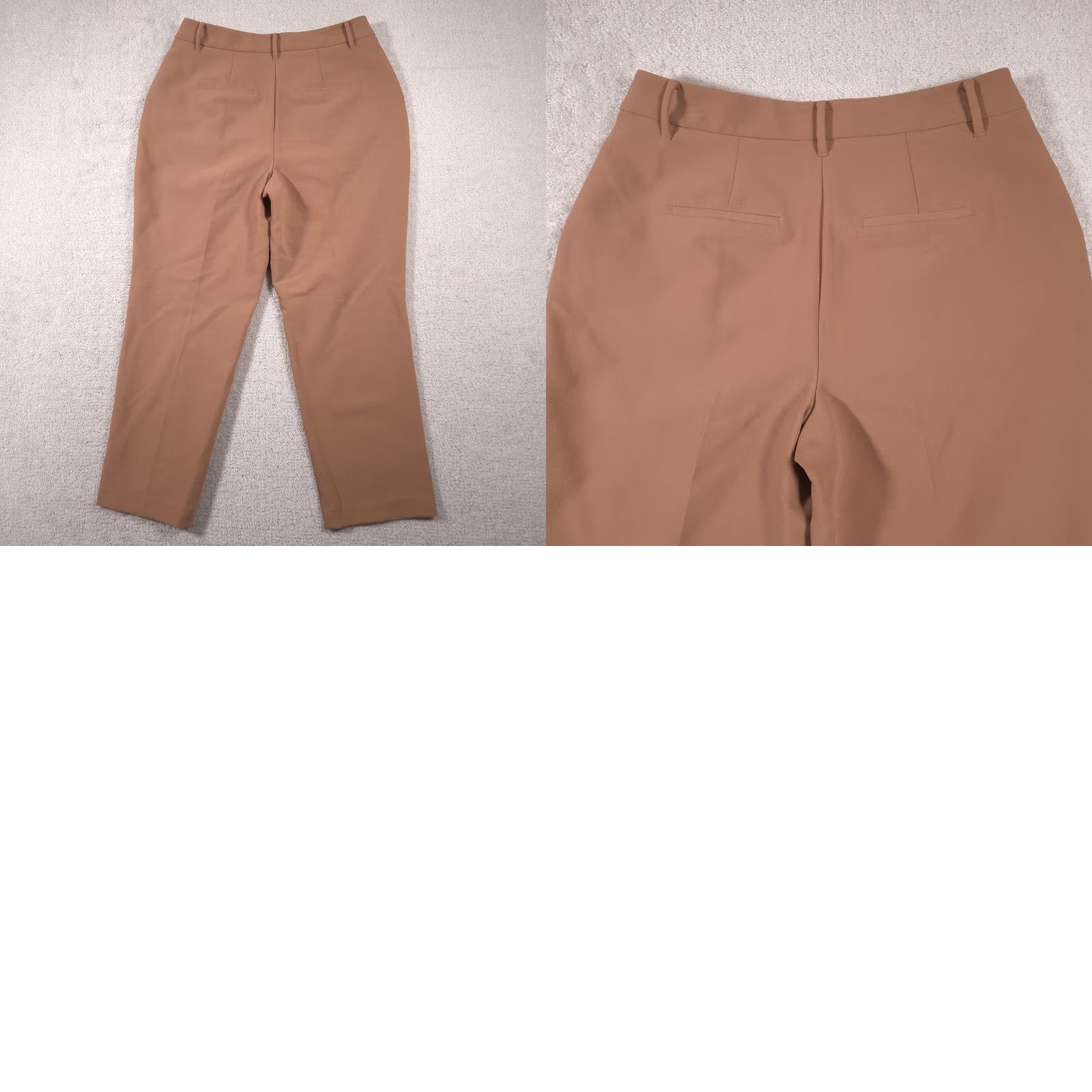 Nine West Nine West Pants Womens 14 Tan Straight Leg Dress Trousers Slacks Stretch Work Size 36" / US 14 / IT 50 - 9 Thumbnail