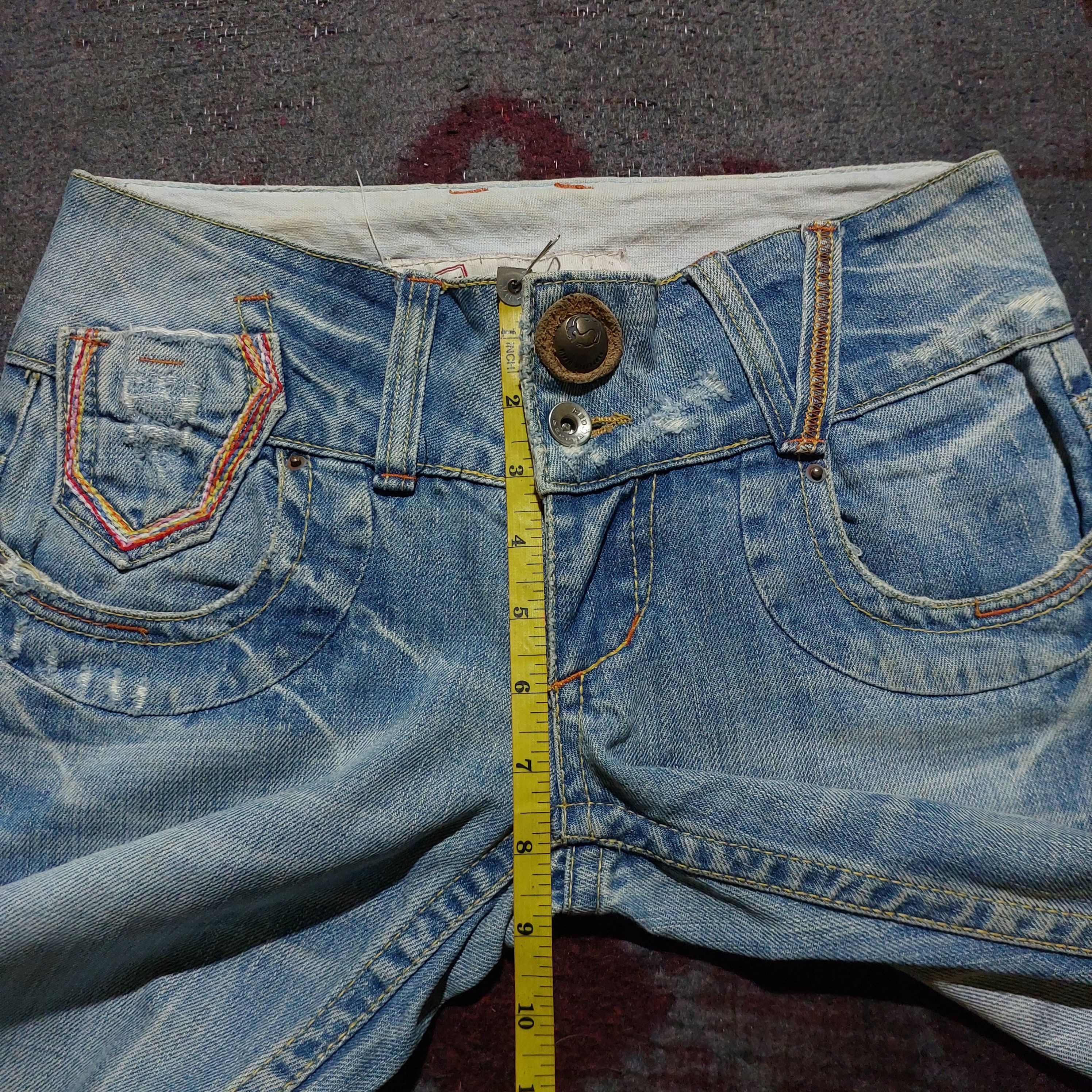 Tornado Mart Red pepper japan light blue washed flare denim Size US 28 / EU 44 - 20 Thumbnail