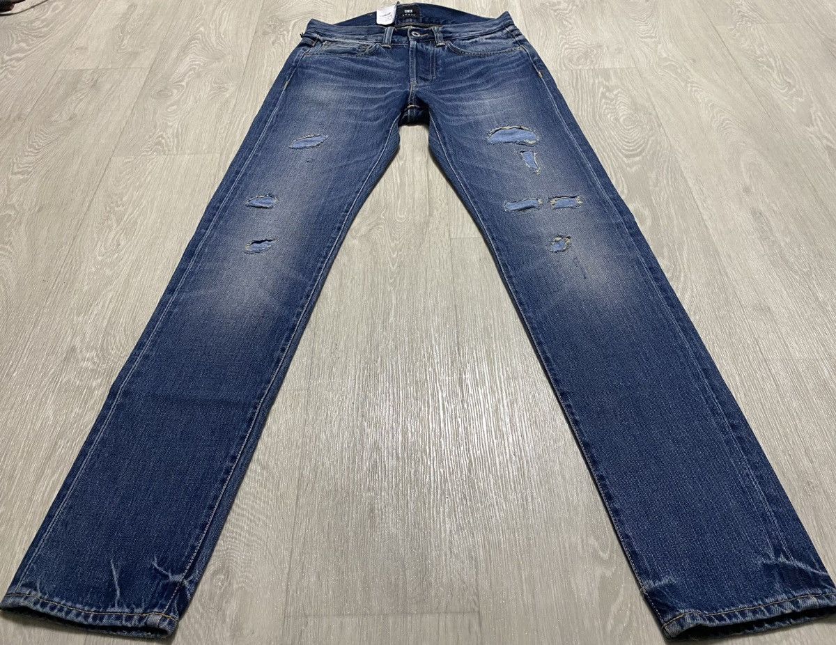 Edwin Edwin ED-80 Rainbow Selvedge Washed Patchwork Torn Denim Size US 28 / EU 44 - 4 Thumbnail