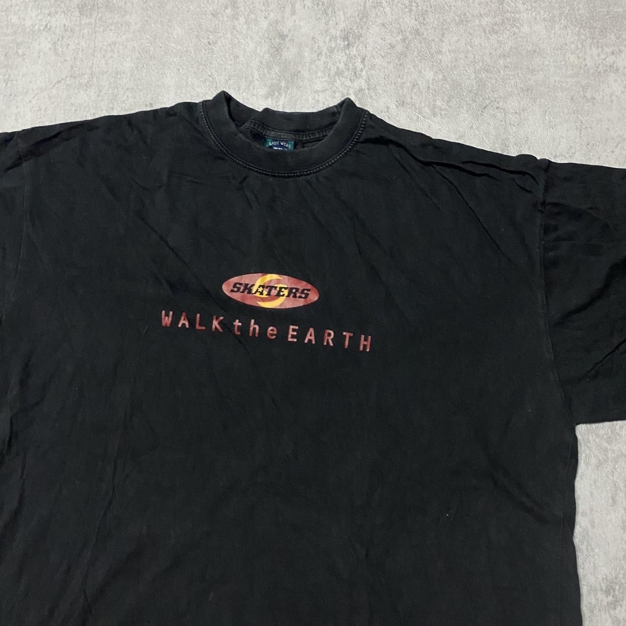 Other Black vintage skater tee with bold orange and red graphics Size US XL / EU 56 / 4 - 2 Thumbnail