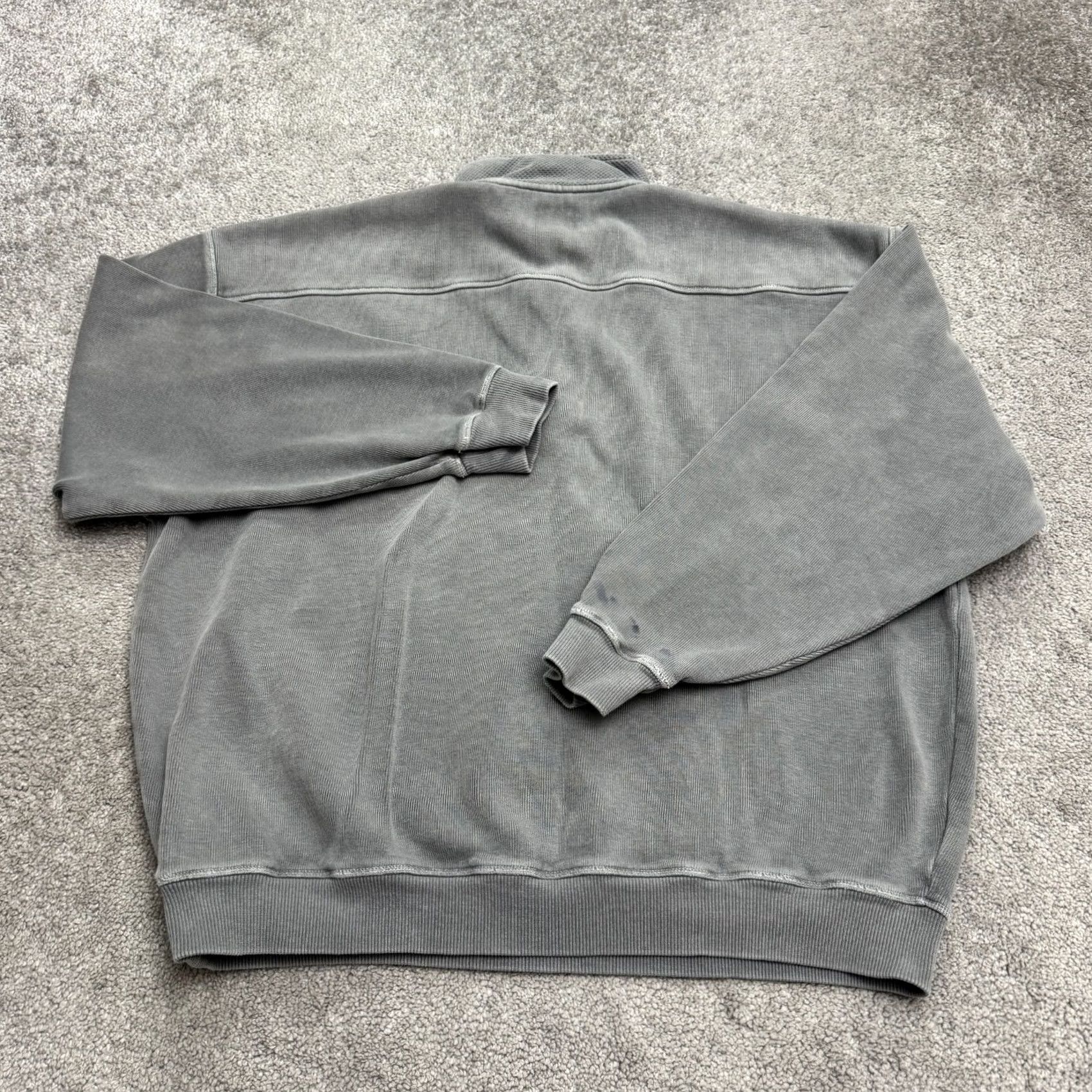 Tommy Bahama Tommy Bahama Sweatshirt Mens Large Gray 1/2 Zip Pullover Cotton Regular Fit Outdoor Sports Athleisure Size US L / EU 52-54 / 3 - 2 Thumbnail