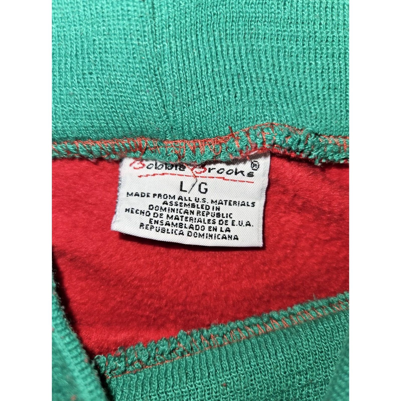 Vintage VINTAGE Bobbie Brooks Christmas Sweater Women's Large Pullover Red Holidays Size L / US 10 / IT 46 - 2 Thumbnail