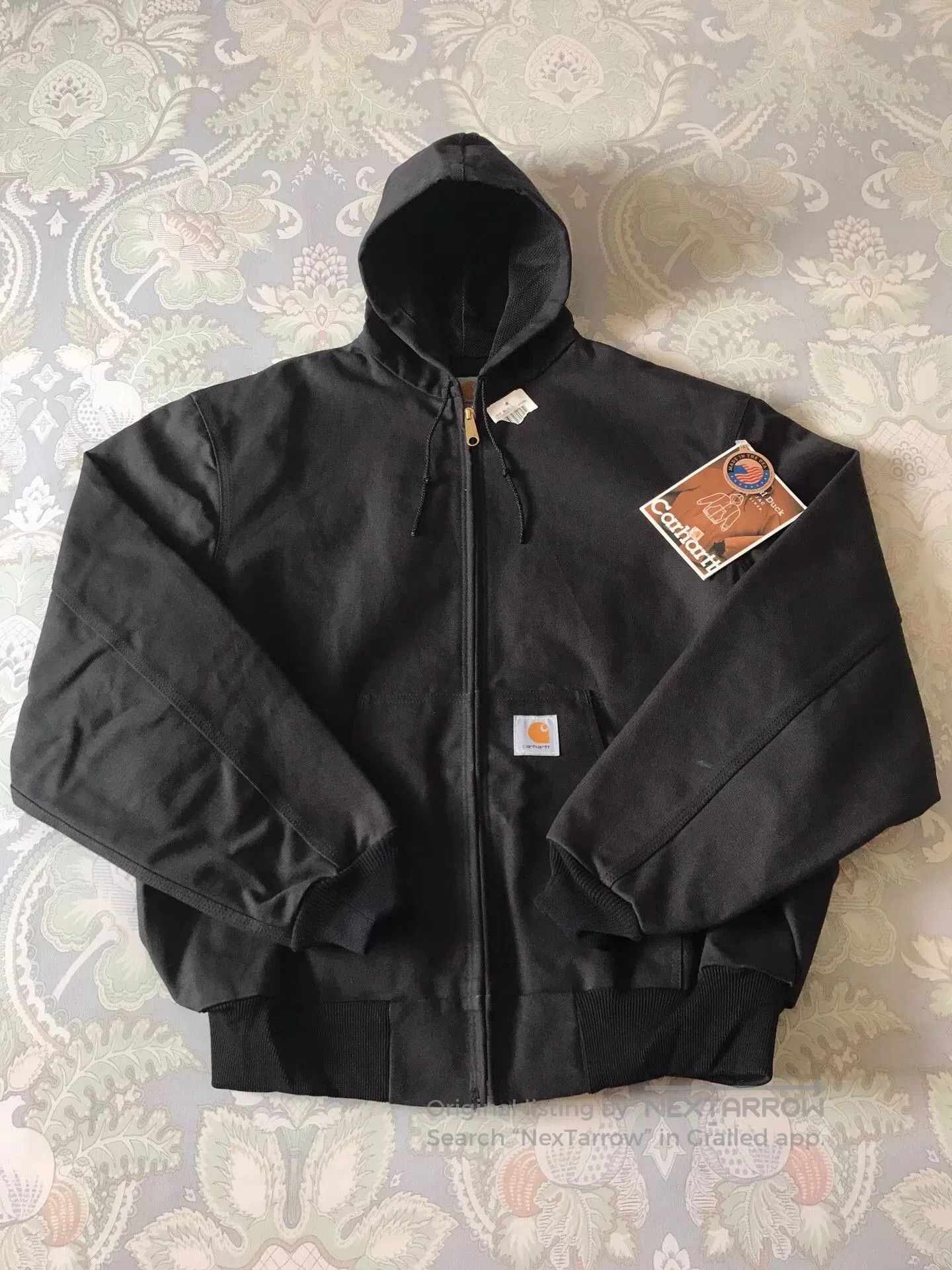 Carhartt Carhartt J03 Black XL Hooded Jacket. Size US XL / EU 56 / 4 - 1 Thumbnail