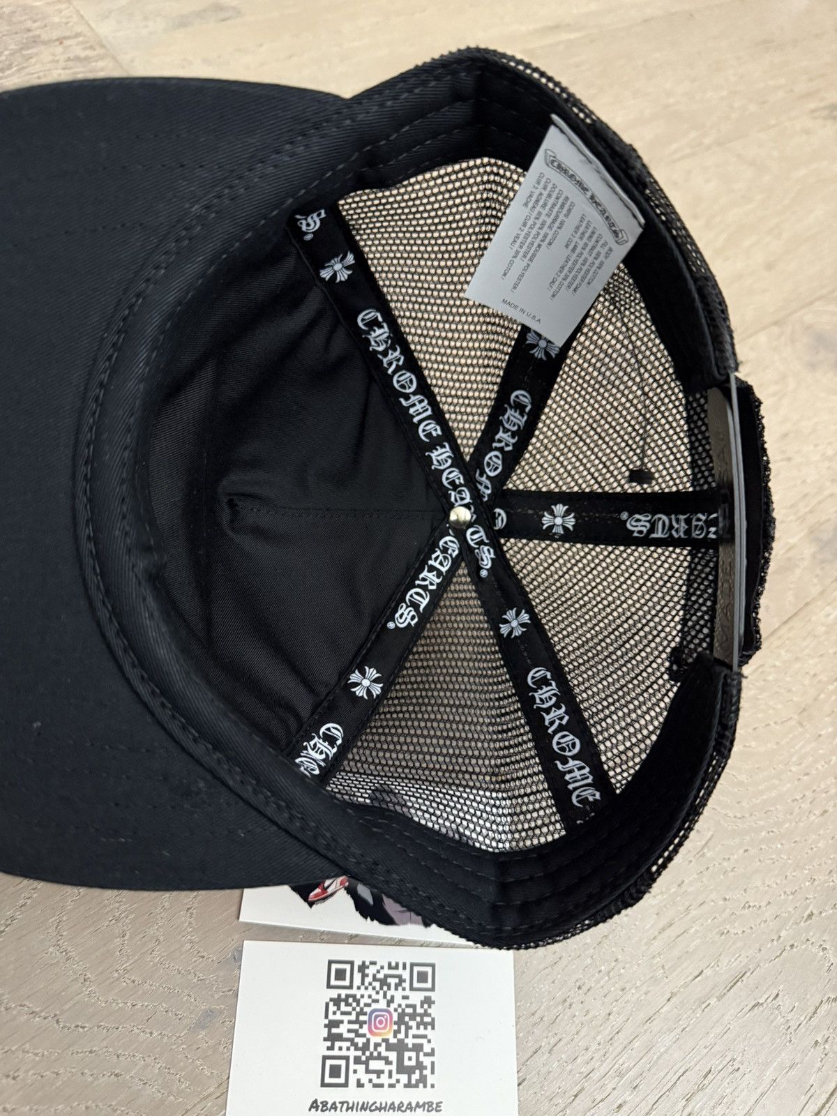 Chrome Hearts Chrome Hearts Matty Boy Chomper Trucker Hat Black Red Size ONE SIZE - 5 Thumbnail