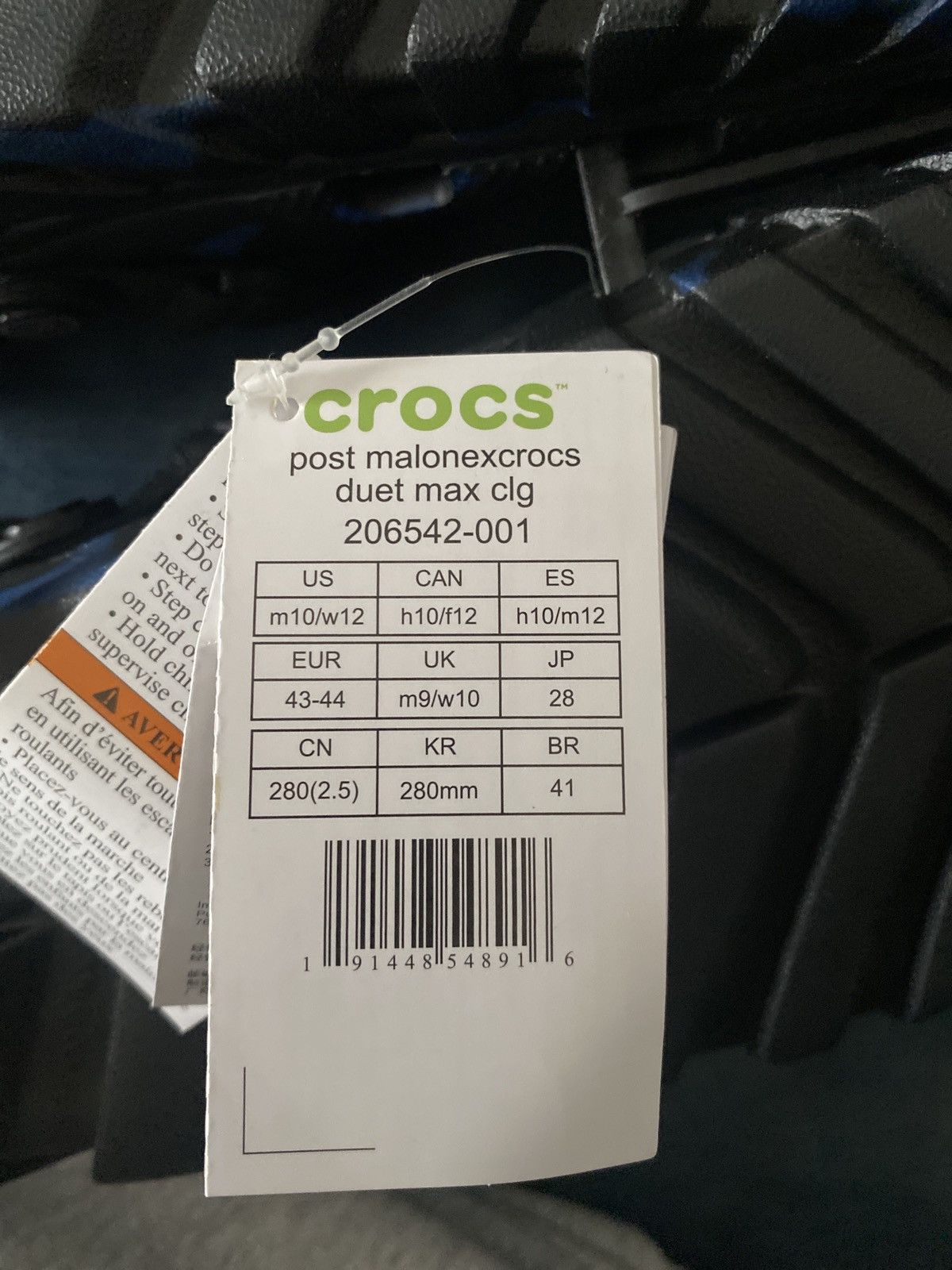 Crocs Crocs x Post Malone Size US 10 / EU 43 - 7 Thumbnail