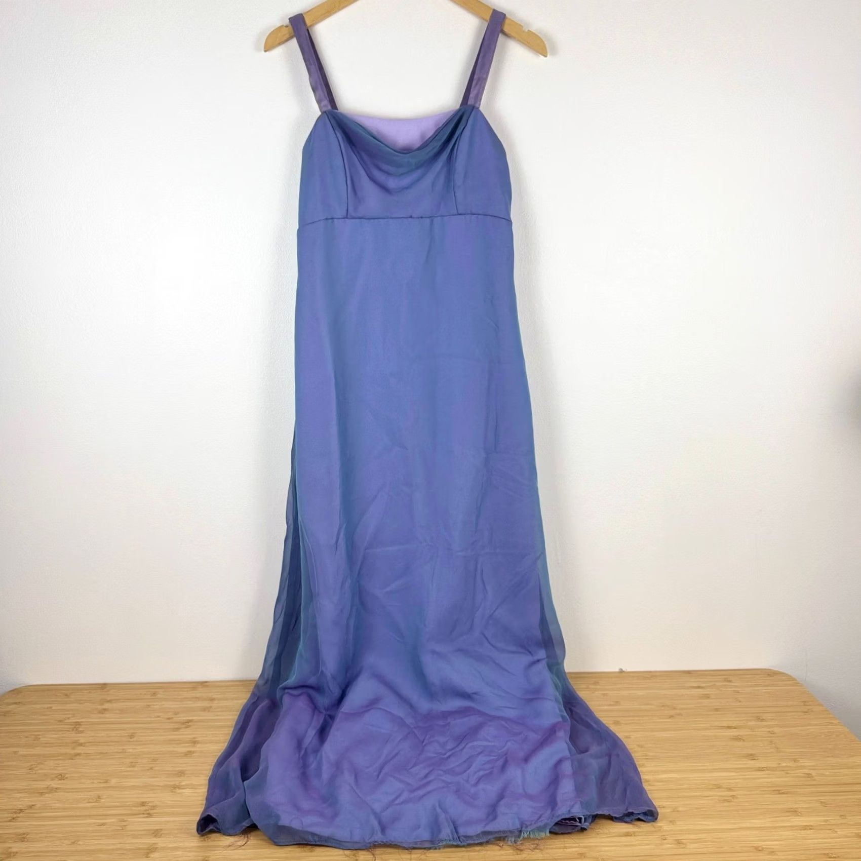 Vintage VINTAGE Nadine Dress Purple Lavender Cowl Neck Size 9 USA Prom Size M / US 6-8 / IT 42-44 - 2 Thumbnail