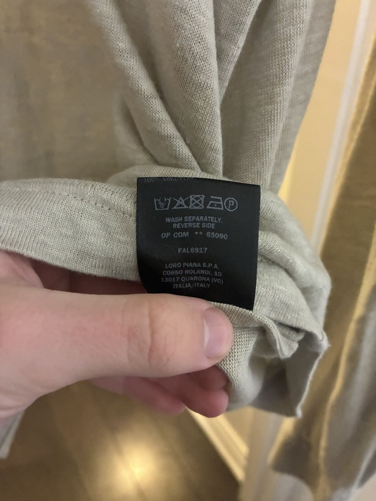 Loro Piana Loro Piana beige linen shirt size large Size US L / EU 52-54 / 3 - 4 Thumbnail
