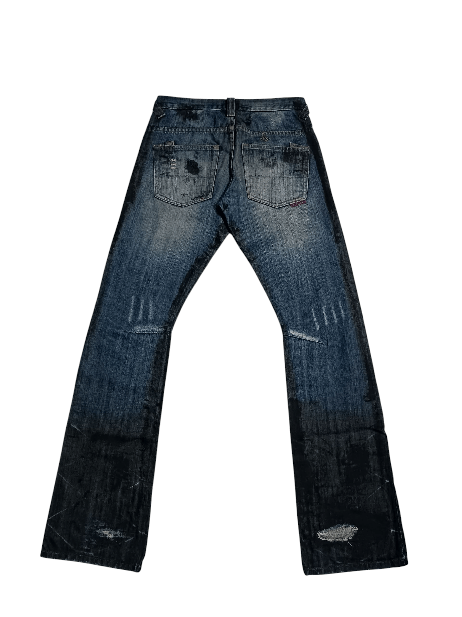 Prps Prps Noir Japanese Denim Distressed Thrashed Crop Fit Size US 28 / EU 44 - 5 Thumbnail