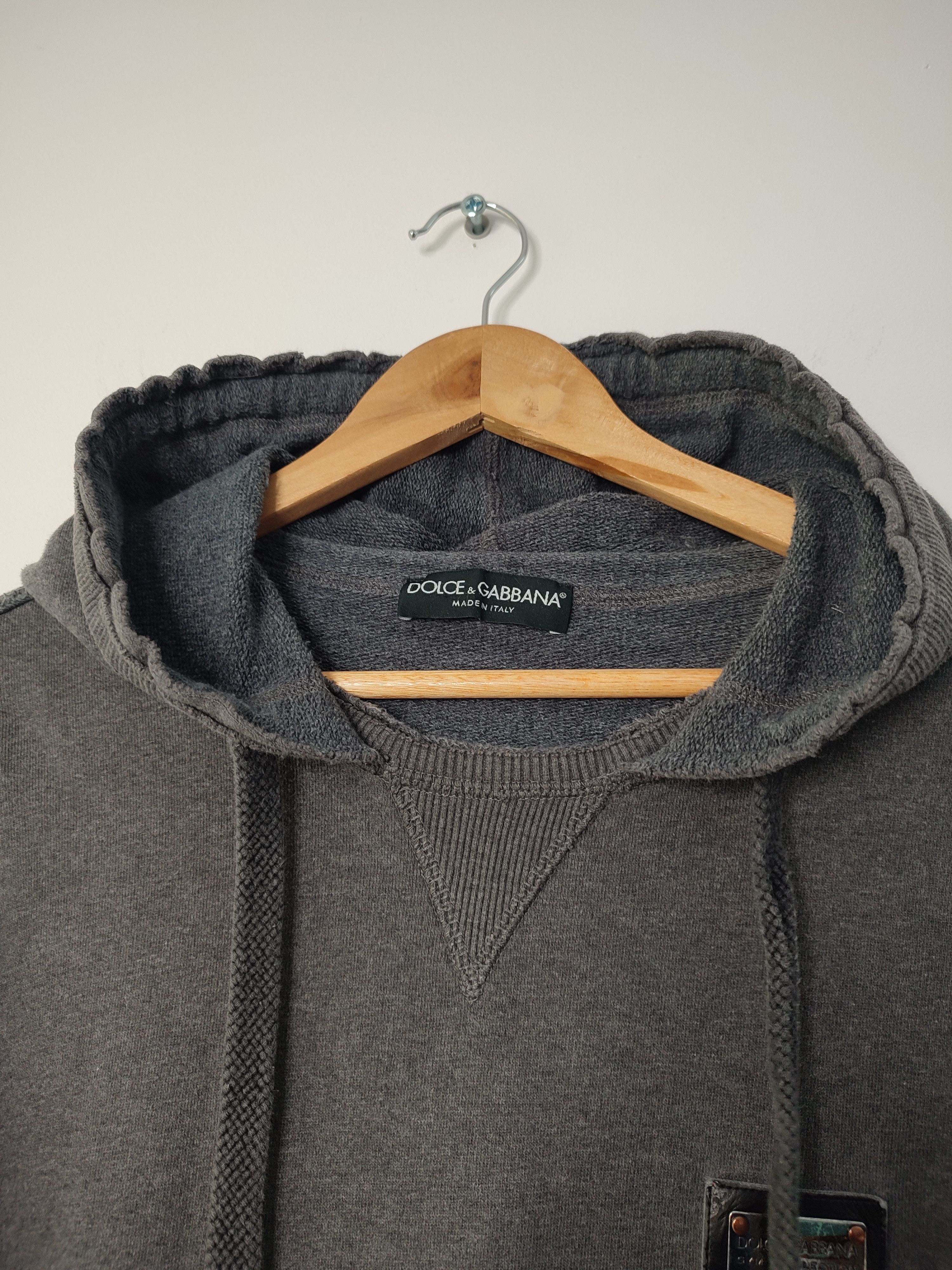 Dolce & Gabbana Hoodie Dolce & Gabbana mens gray Size US M / EU 48-50 / 2 - 3 Thumbnail