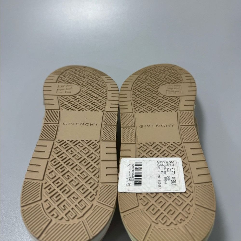 Givenchy Givenchy G4 Sneakers Suede Beige White Men’s Size EU 41/US 8 Size US 8 / EU 41 - 5 Thumbnail
