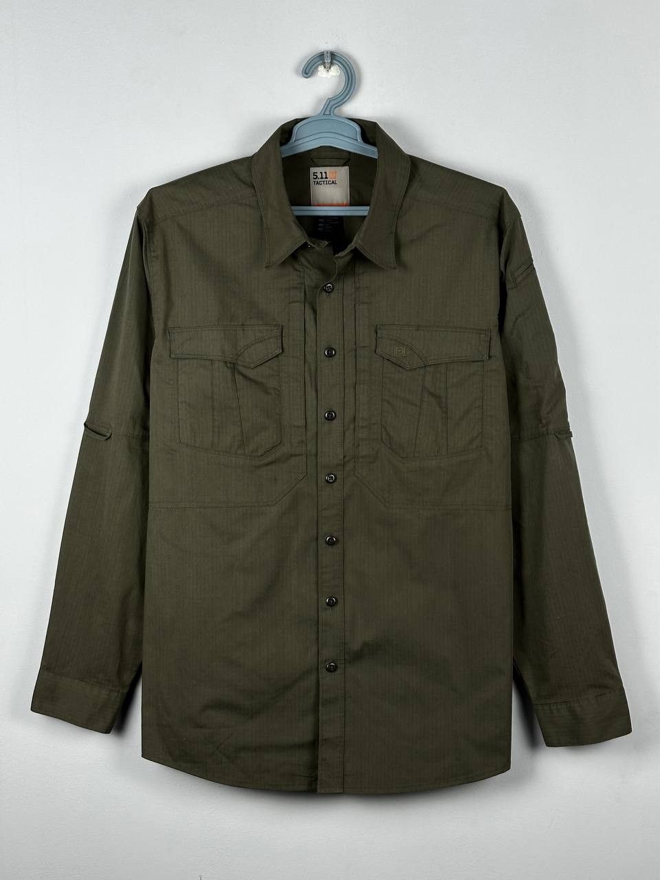 5.11 5.11 Tactical Pro Light Military Overshirt Jacket Olive Size US XL / EU 56 / 4 - 1 Thumbnail