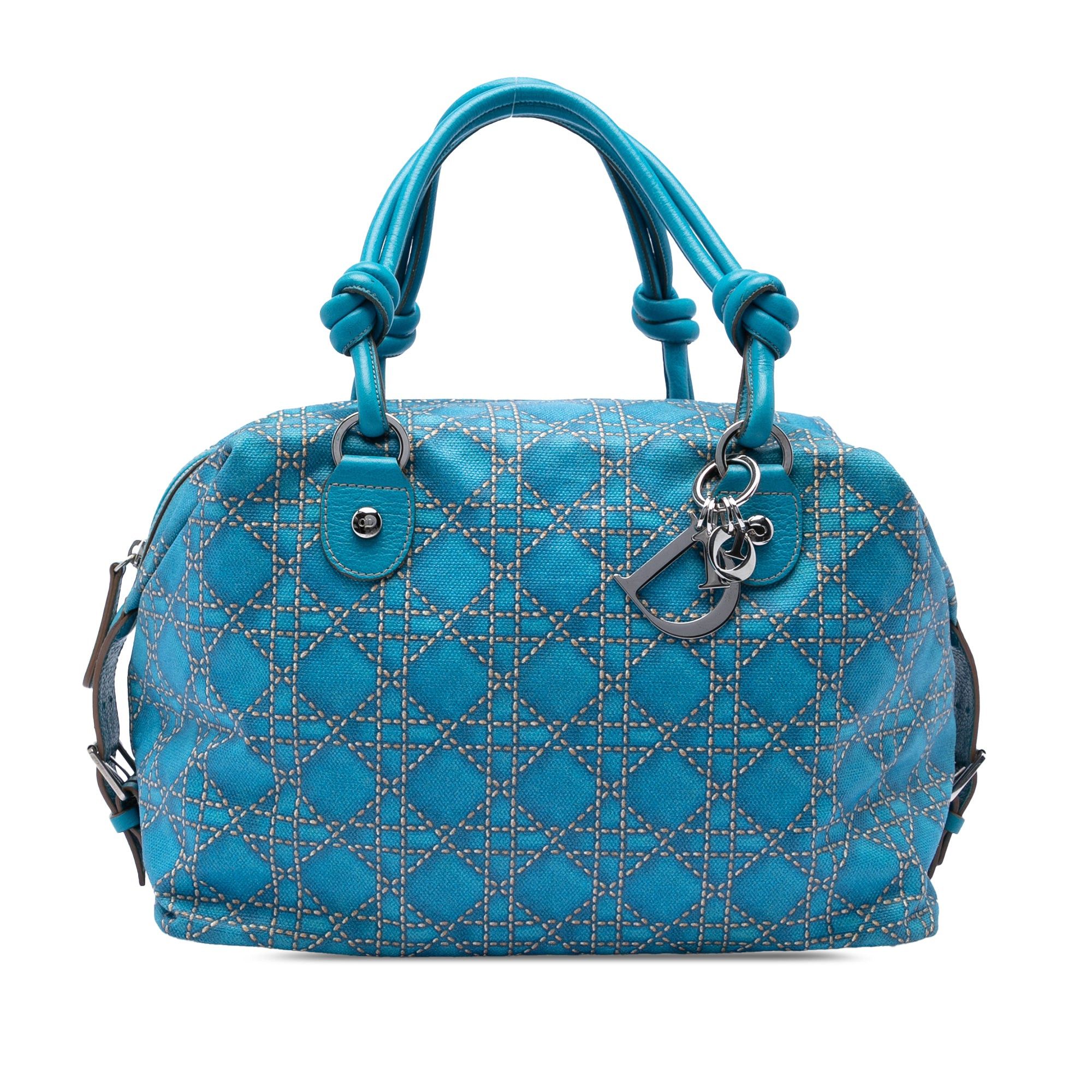 Dior Canvas Cannage Print Cherie Handbag Size ONE SIZE - 1 Thumbnail