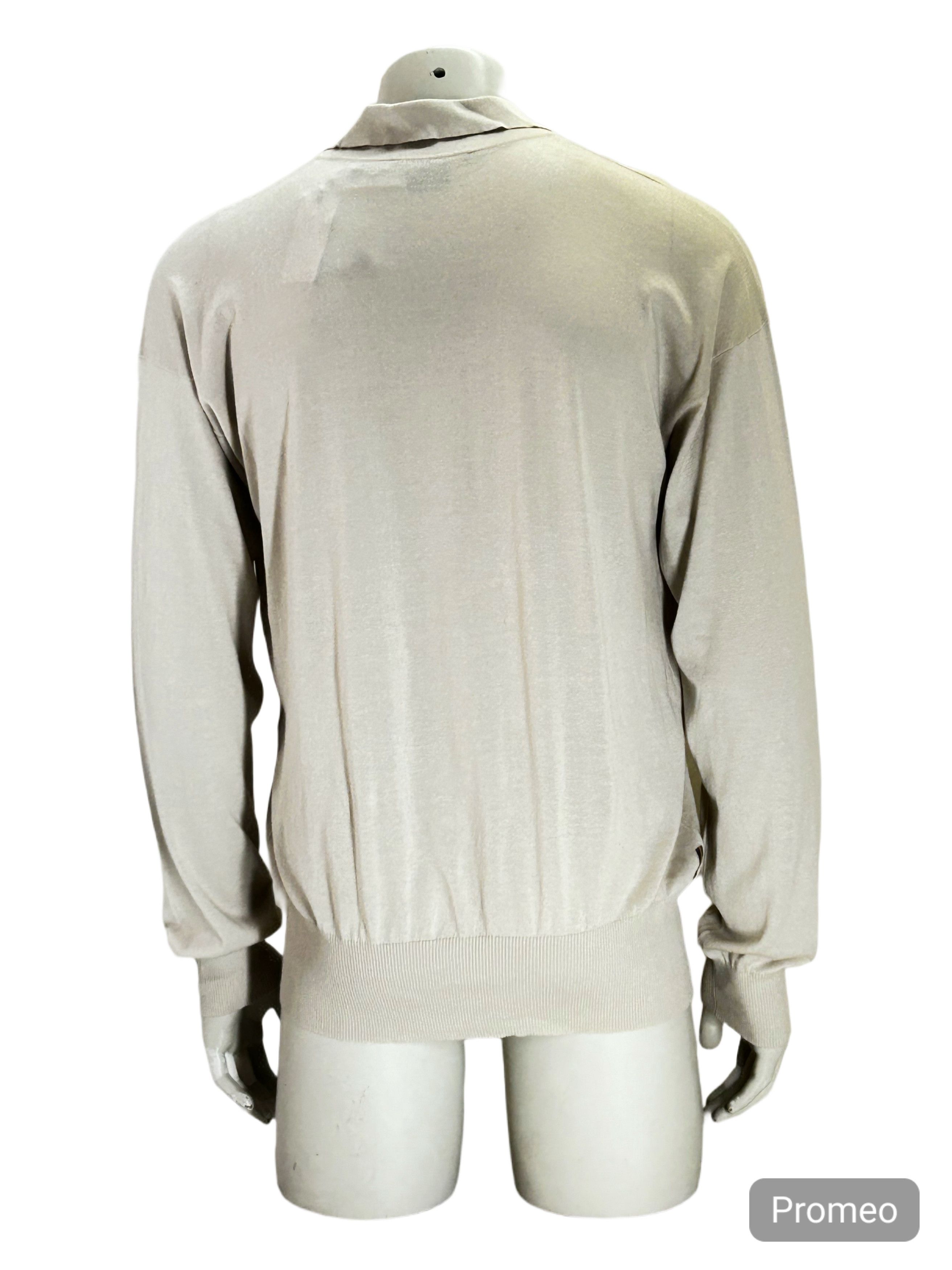 Gucci Gucci Long Sleeve Knitted Cotton Polo Shirt Style Jumper Size US L / EU 52-54 / 3 - 3 Thumbnail