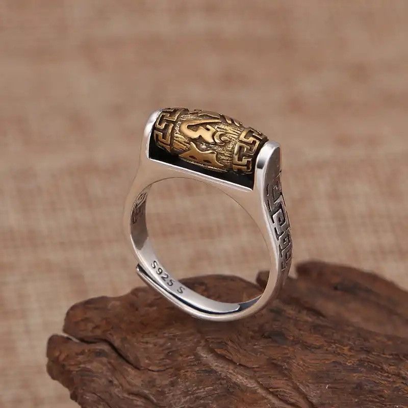 Jewelry × Vintage Tibetan Rotating Blessing Ring Size ONE SIZE - 1 Thumbnail