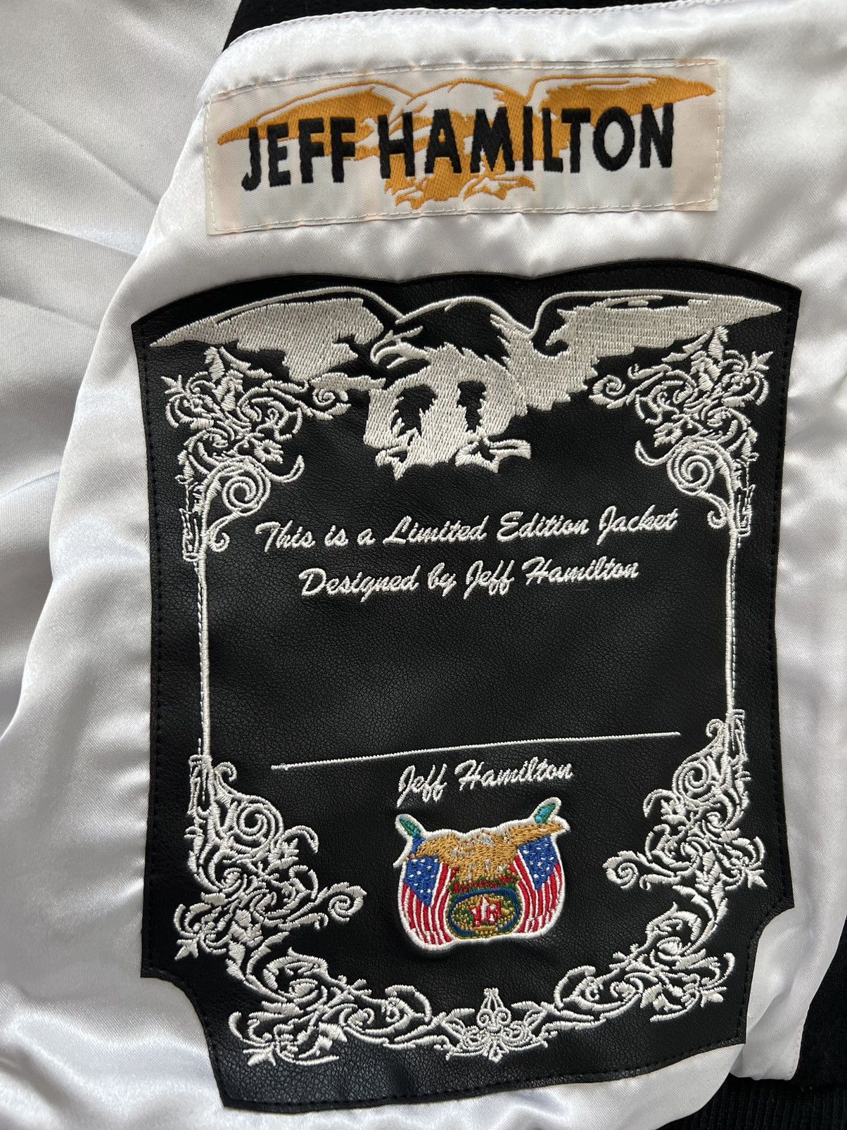 Jeff Hamilton Jeff Hamilton Detroit Lions Limited Wool & Leather Jacket Size US M / EU 48-50 / 2 - 5 Thumbnail