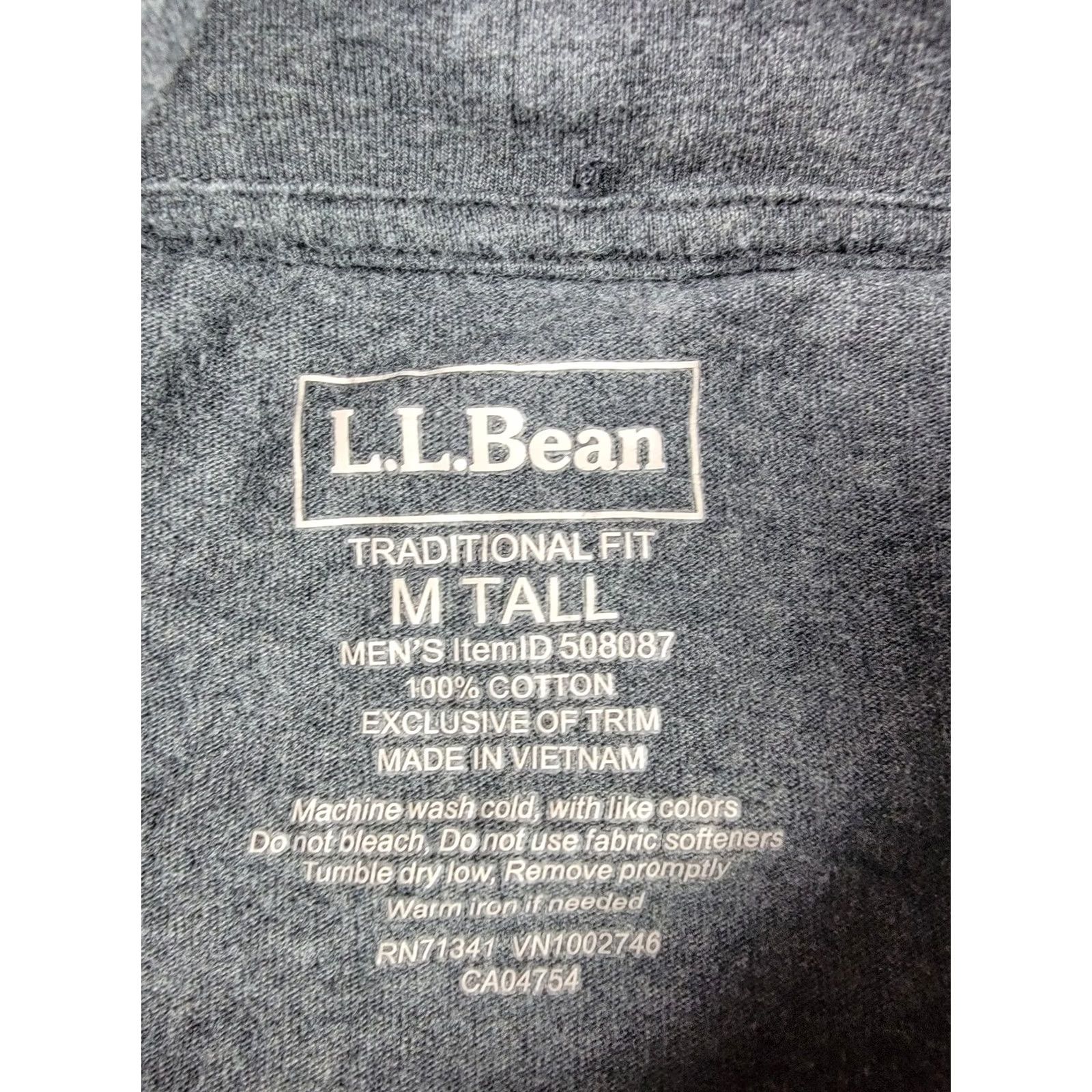 Vintage VINTAGE LL Bean Turtleneck Shirt Mens MT Tall Gray Long Sleeve Traditional Fit Size US M / EU 48-50 / 2 - 3 Thumbnail