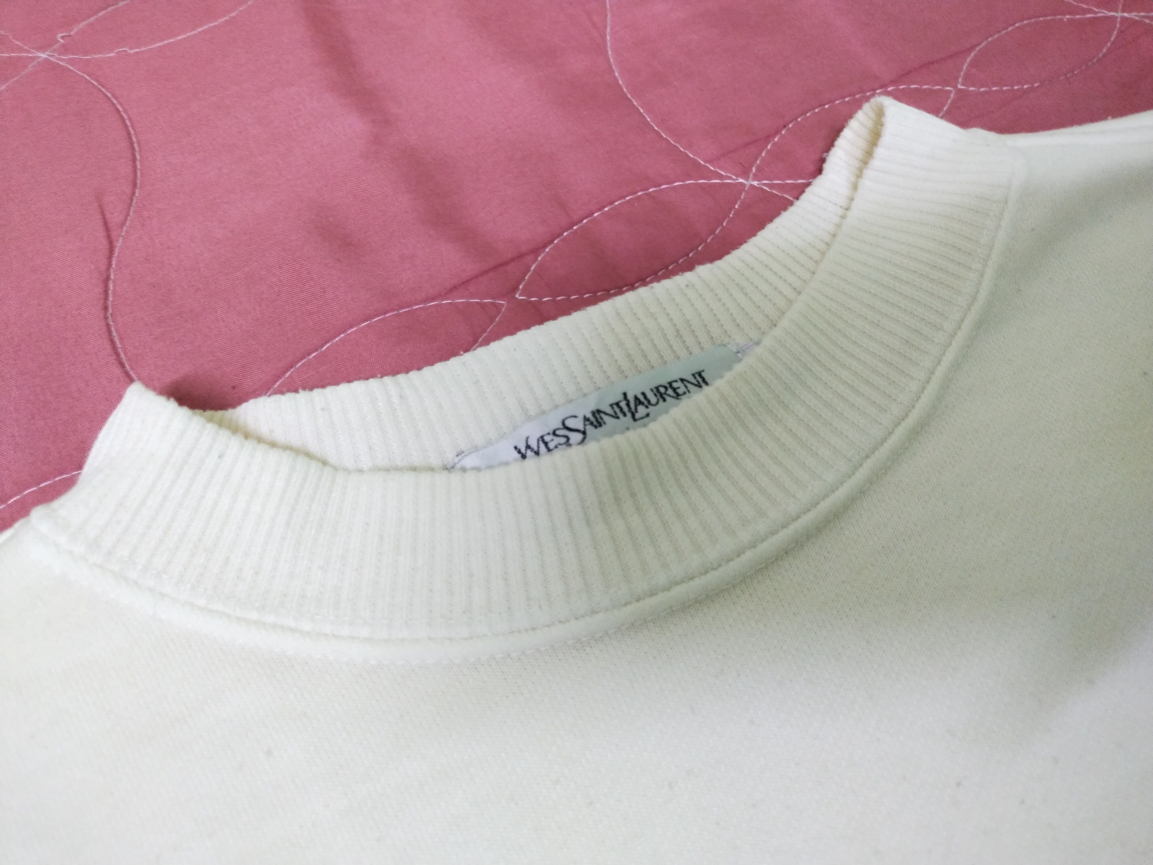 Yves Saint Laurent Vintage Yves Saint Laurent Box Logo Embroidery Sweatshirt Size US L / EU 52-54 / 3 - 6 Thumbnail