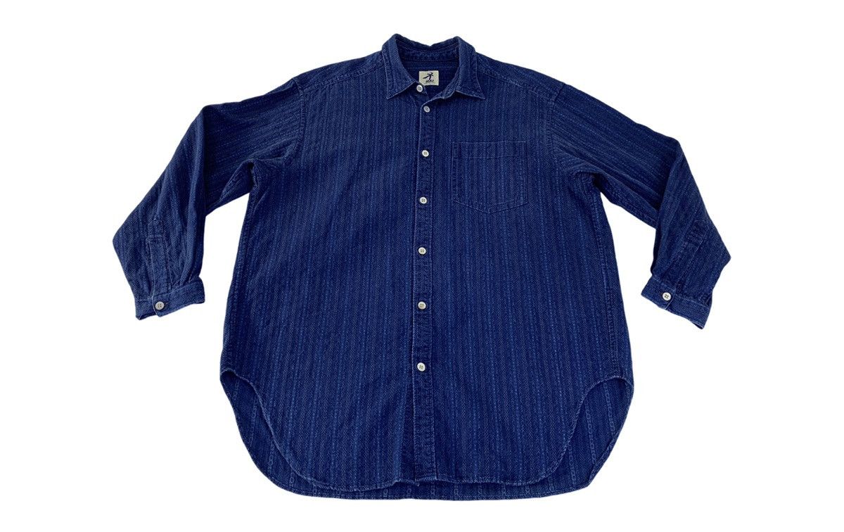 Hai Sporting Gear Hai Sporting Gear Denim Indigo Button Up Striped Hickory Size US L / EU 52-54 / 3 - 1 Thumbnail