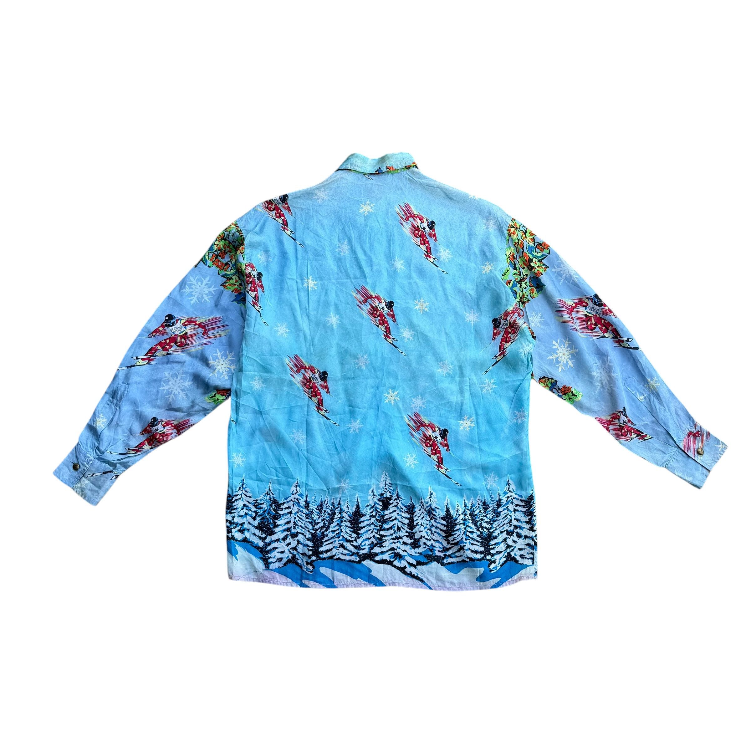 Versace Vintage Versace Sport Silk Shirt Size US M / EU 48-50 / 2 - 6 Thumbnail
