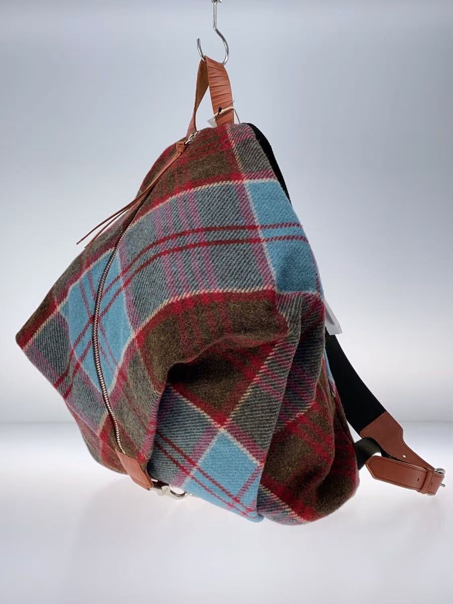 Vivienne Westwood Plaid Wool Backpack Size ONE SIZE - 2 Thumbnail