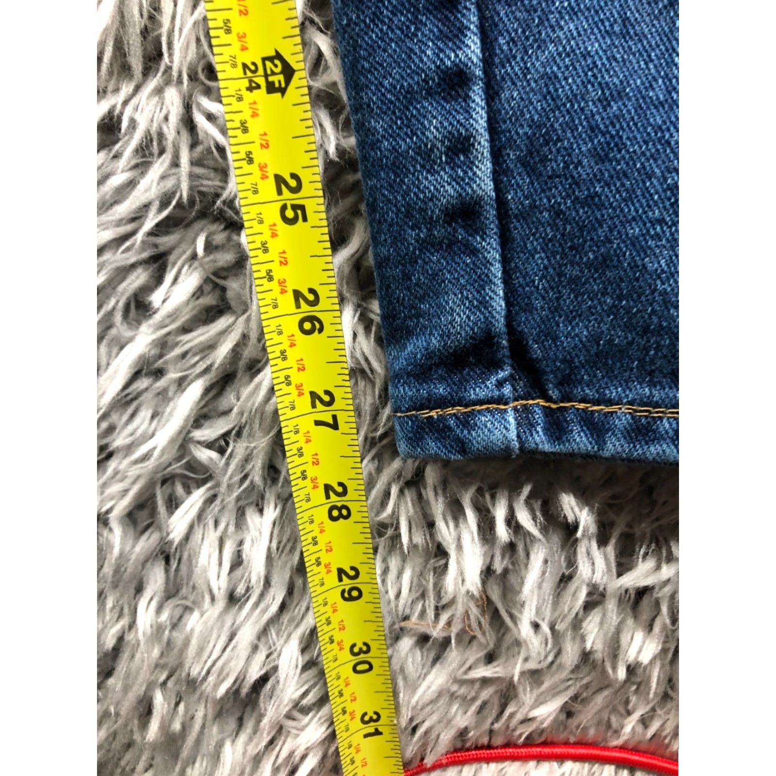 Wrangler Wrangler Rugged Wear Jeans Straight 36x30 Mens Mid Wash Blue Regular 5-Pocket Denim Cotton Blend Belt Loops Zip Inseam 30 Size US 36 / EU 52 - 3 Thumbnail