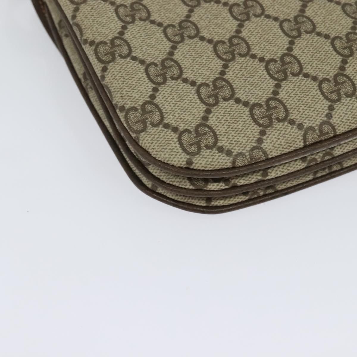 Gucci GUCCI GG Supreme Shoulder Bag Pvc Beige Gold 004 256 004 256 Size ONE SIZE - 12 Thumbnail