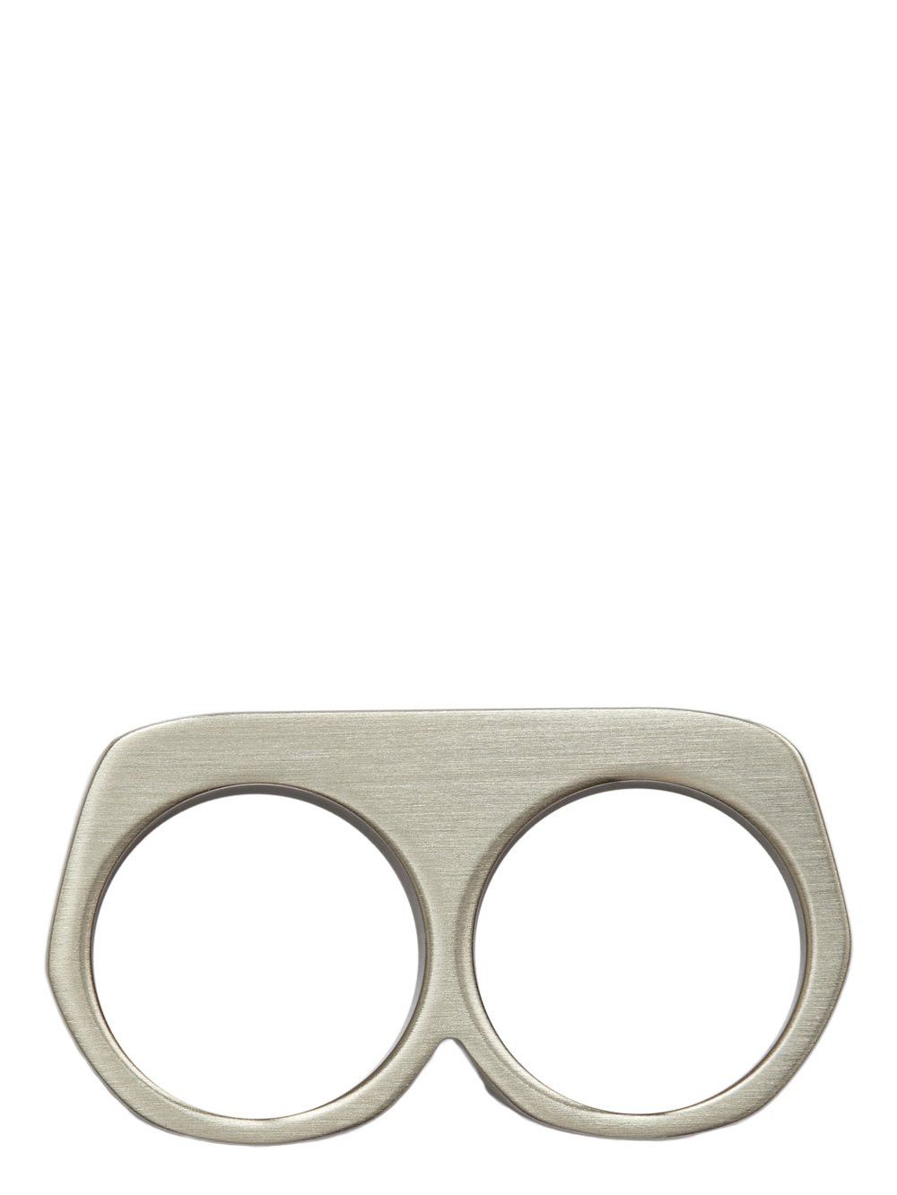 Rick Owens BNWT RICK OWENS DOUBLE GRILL RING IN BRASS 54 Size ONE SIZE - 6 Thumbnail