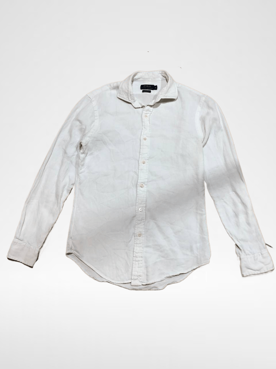 VINTAGE White Shirt Logo Polo Ralph Lauren Y2K