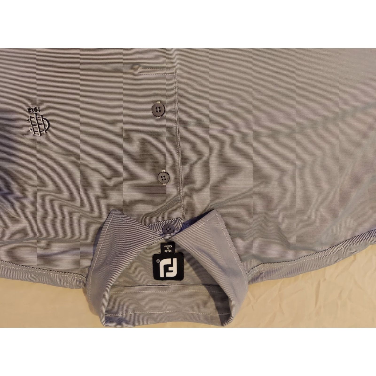 Footjoy FootJoy Mens Polo Shirt 2XL Gray Athletic Golf Polo Shirt Mens Clothing Shirt Size US XXL / EU 58 / 5 - 2 Thumbnail