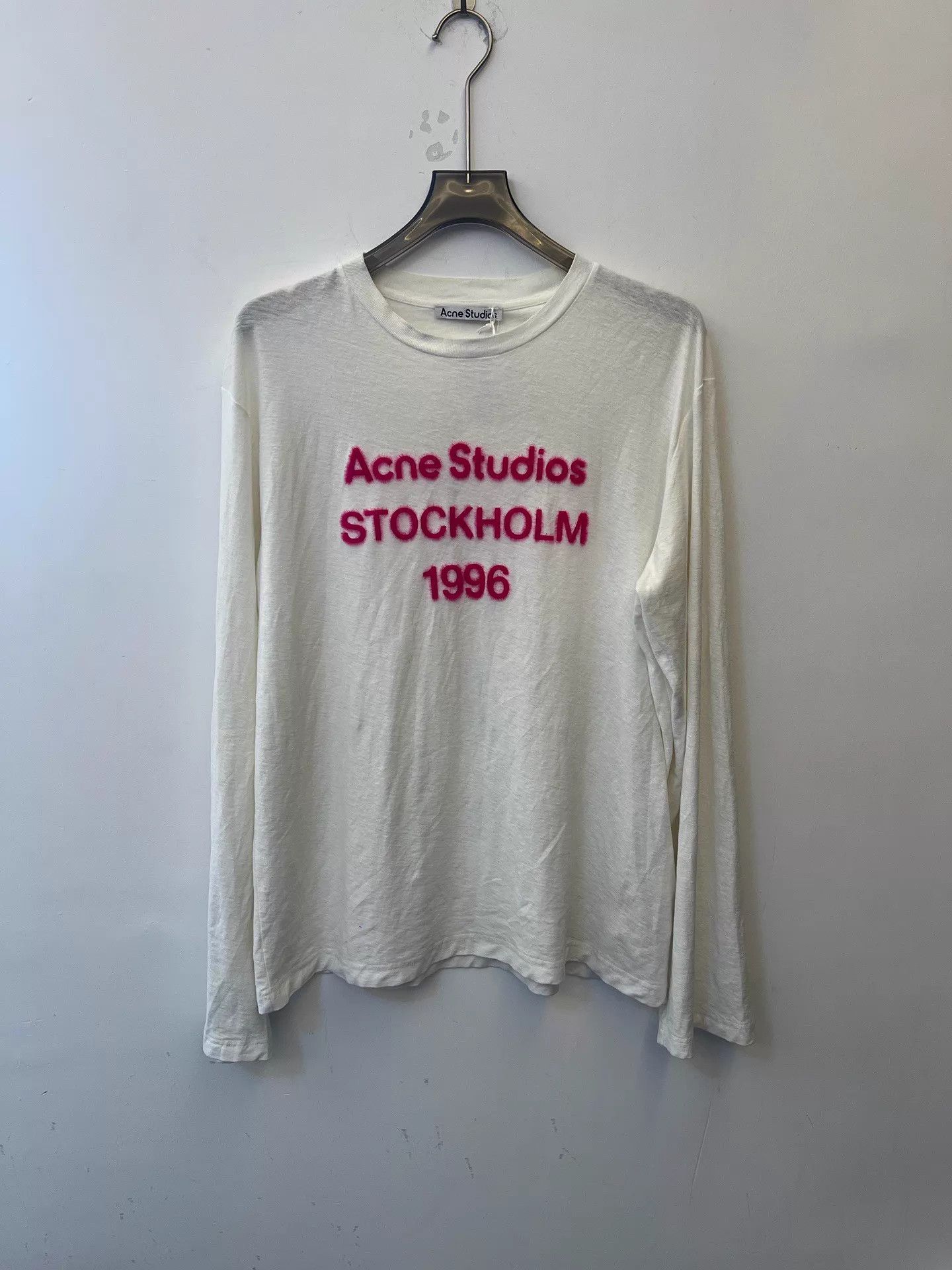 Acne Studios Acne SS26 Logo Embroidered Crewneck Unisex L/M New With Tags Size L / US 10 / IT 46 - 1 Thumbnail