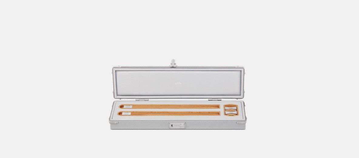 Dior o1w1db10325 2LXCA0 Size: OS / Lock Chopsticks Case in Grey Size ONE SIZE - 2 Thumbnail