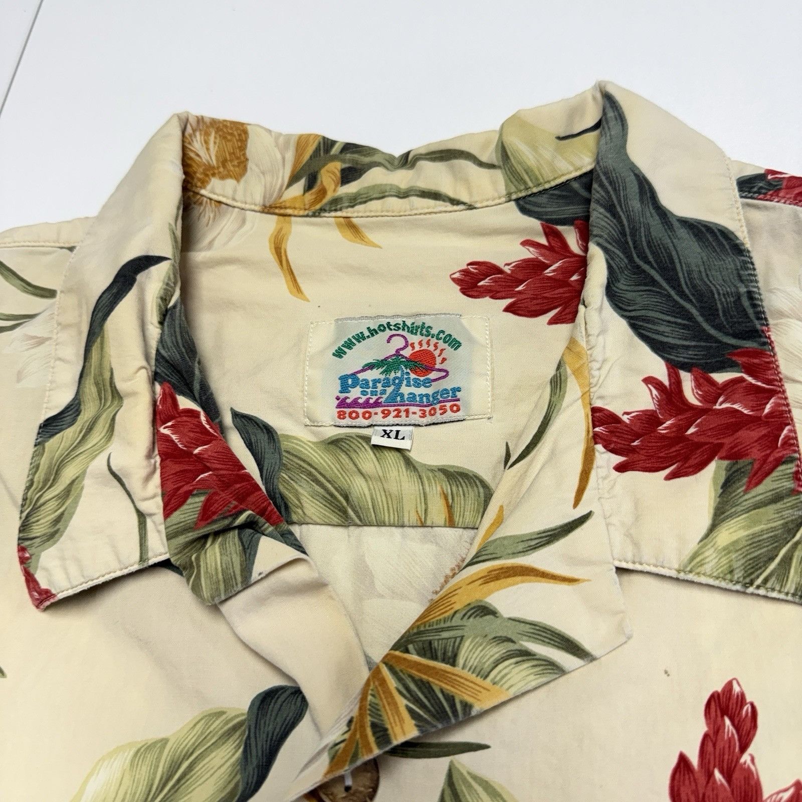 Paradise Vintage Paradise On A Hanger Hawaiian Shirt Men's XL Floral Size US XL / EU 56 / 4 - 12 Thumbnail