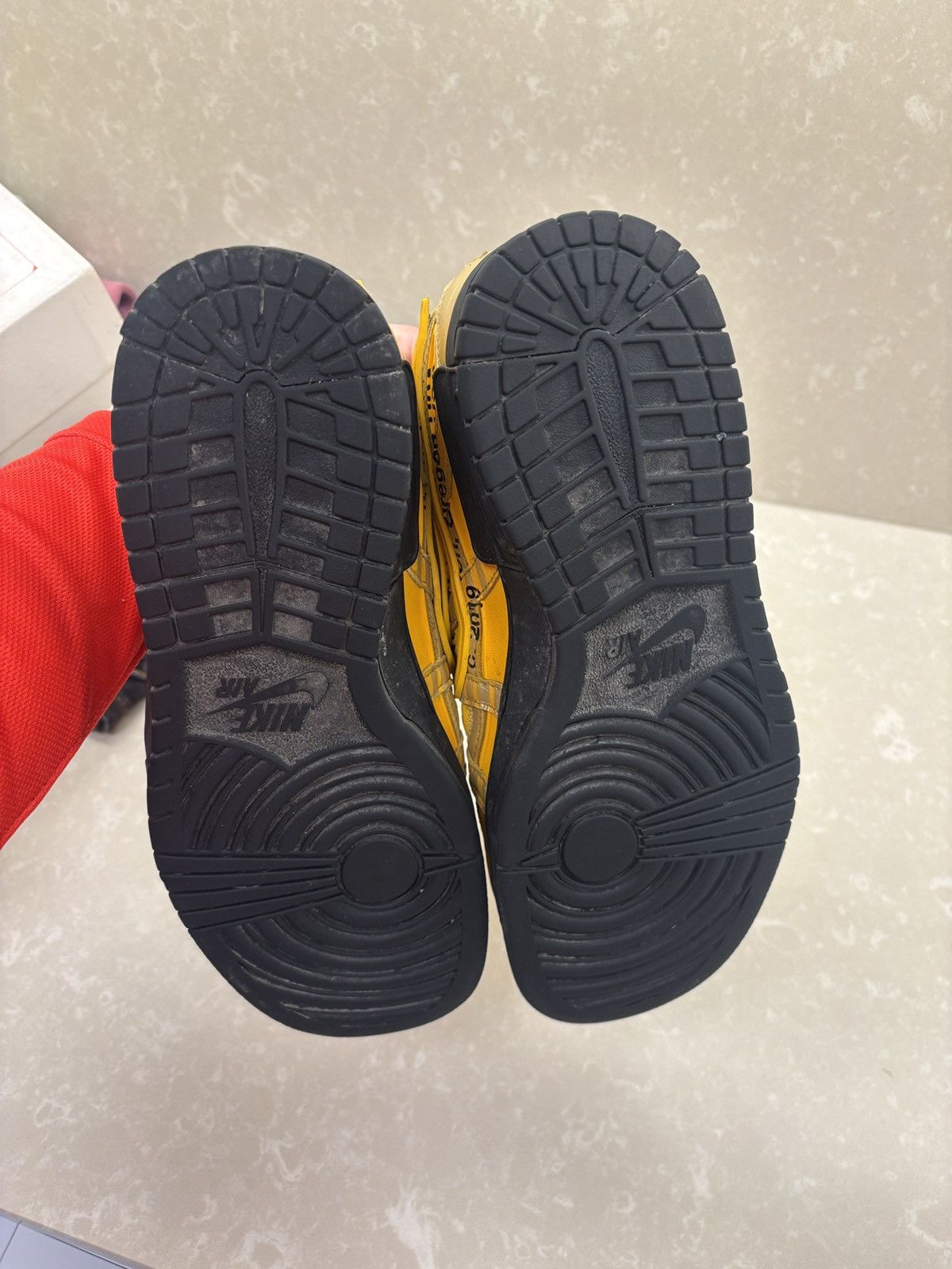 Nike × Off-White Off white rubber dunks university gold Size US 10 / EU 43 - 6 Thumbnail