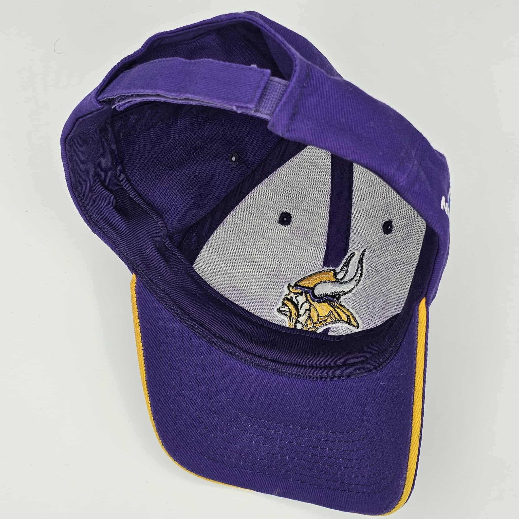 NFL Minnesota Vikings Vintage Y2K Reebok NFC North Hat Size ONE SIZE - 7 Thumbnail