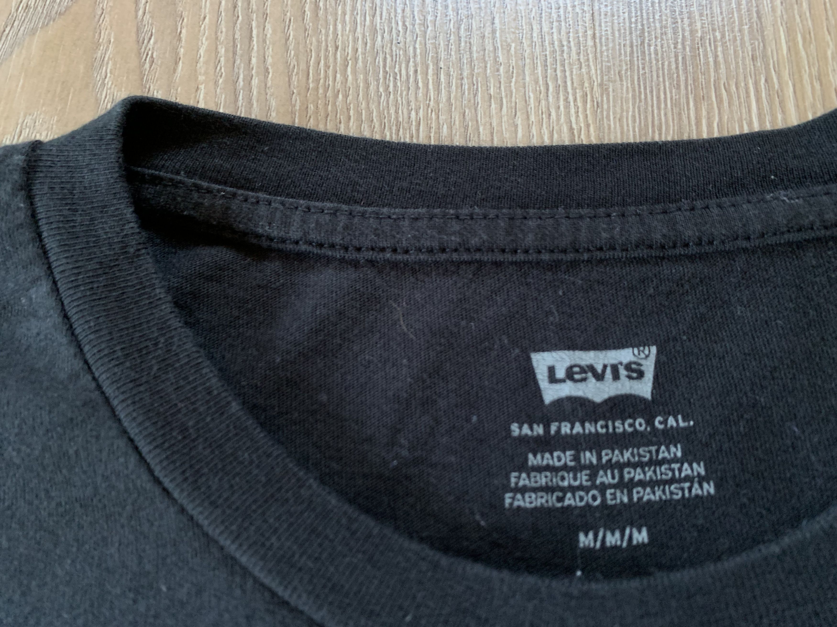 Levi's Levis Black Еmbroidered Logo T Shirt Size US M / EU 48-50 / 2 - 8 Thumbnail