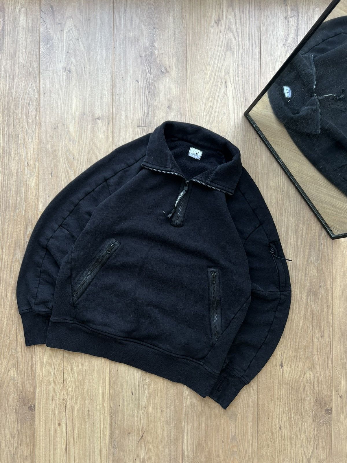 C.P. Company 00’s CP COMPANY 1/4 ZIP PULLOVER SWEATSHIRT CASUALS RARE Size US M / EU 48-50 / 2 - 1 Thumbnail