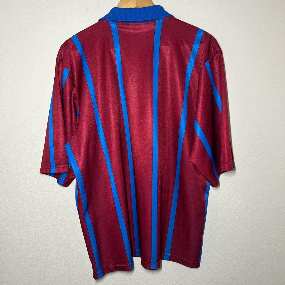 Asics Aston Villa 1993-1995 Home Jersey | Vintage Soccer Size US XL / EU 56 / 4 - 4 Thumbnail