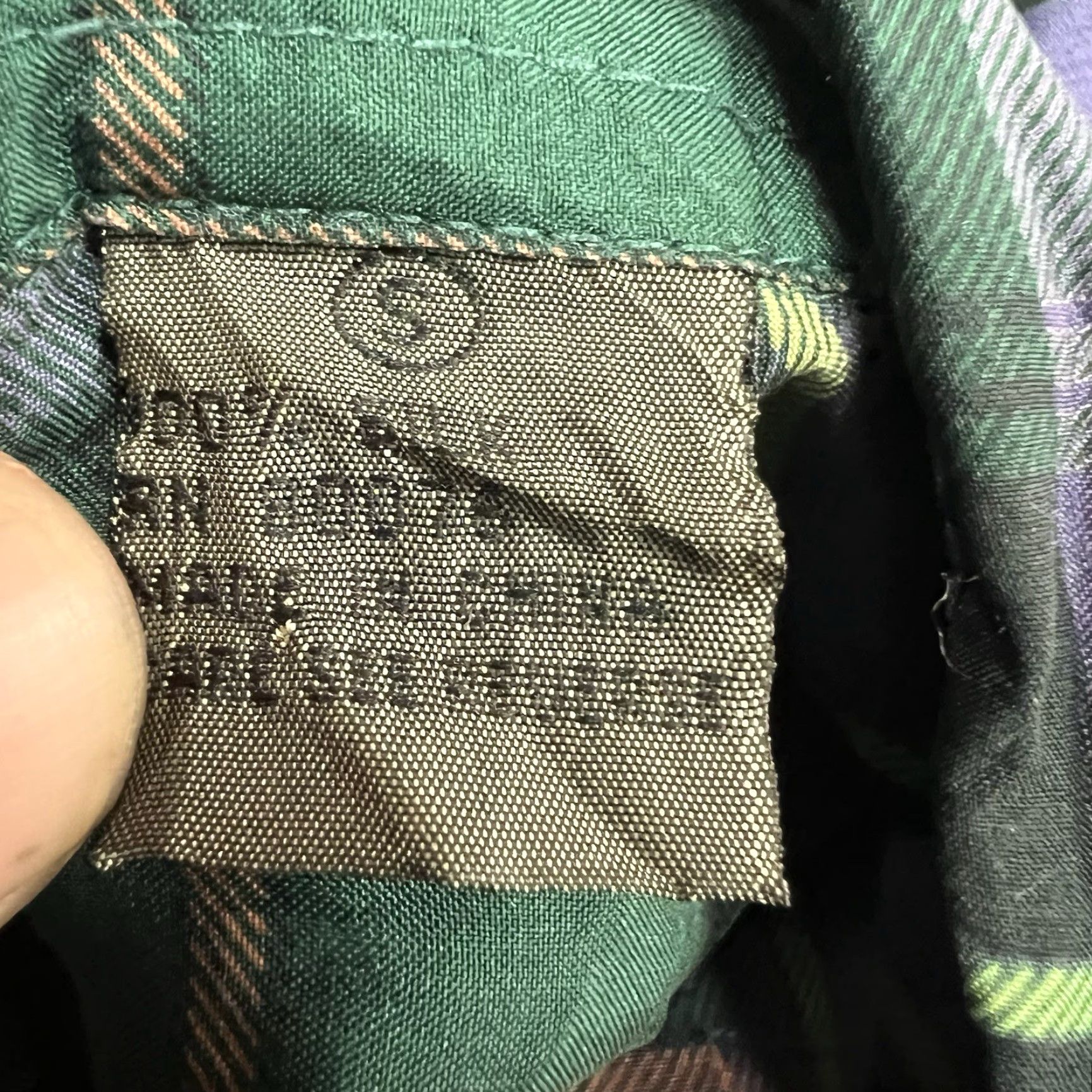 Vintage VINTAGE Robert Stock Men's Plaid Silk Shirt Adult Small Green Casual Party Workwear 90s Size US S / EU 44-46 / 1 - 5 Thumbnail