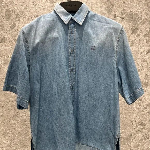 Givenchy Givenchy Denim Shirt – Light Blue - NEW WITH TAGS Size US S / EU 44-46 / 1 - 8 Thumbnail