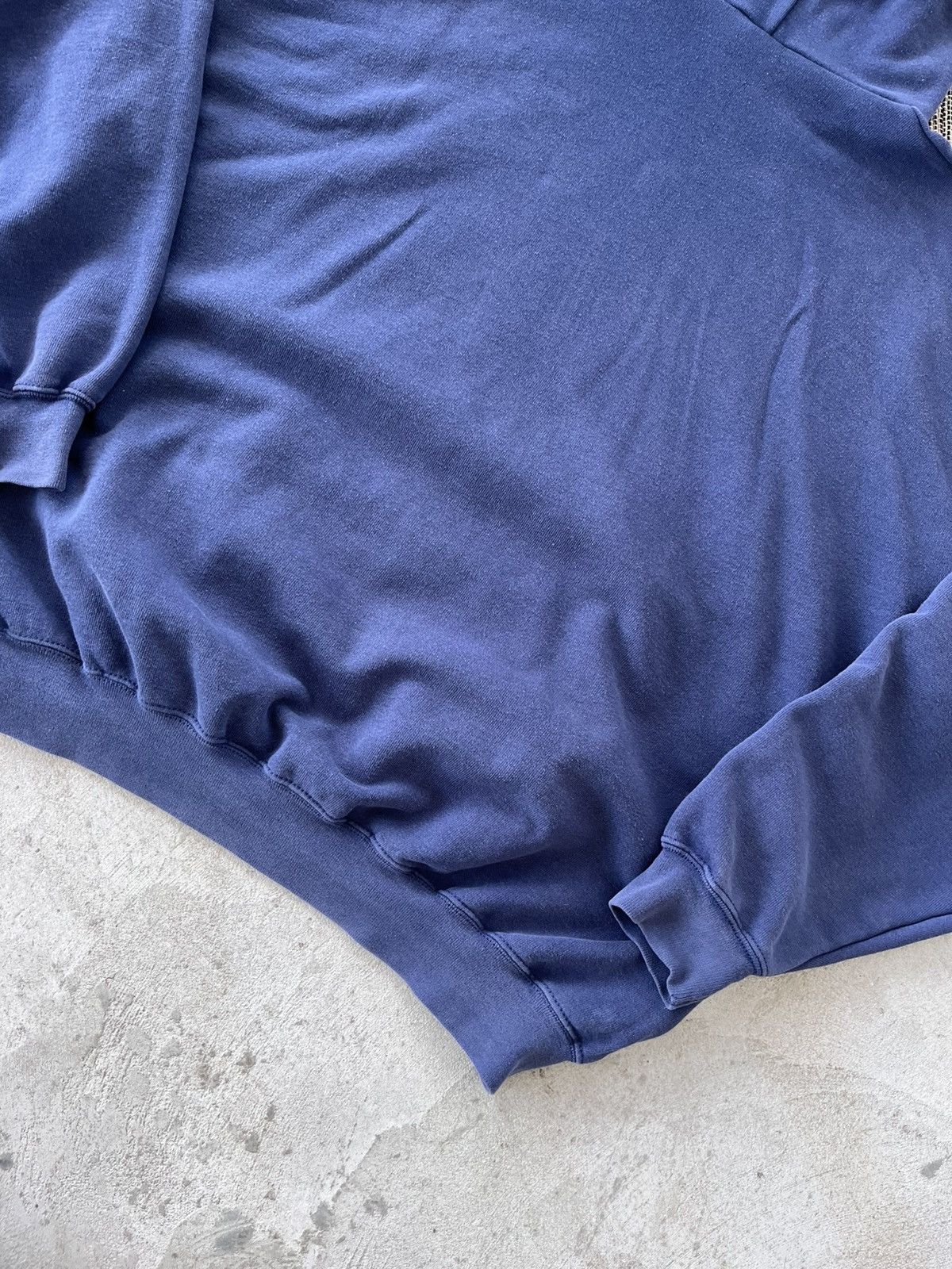 Fruit Of The Loom × Vintage Vintage Fruit of the Loom Faded Blue Hoodie oversized fit Size US XXL / EU 58 / 5 - 14 Thumbnail