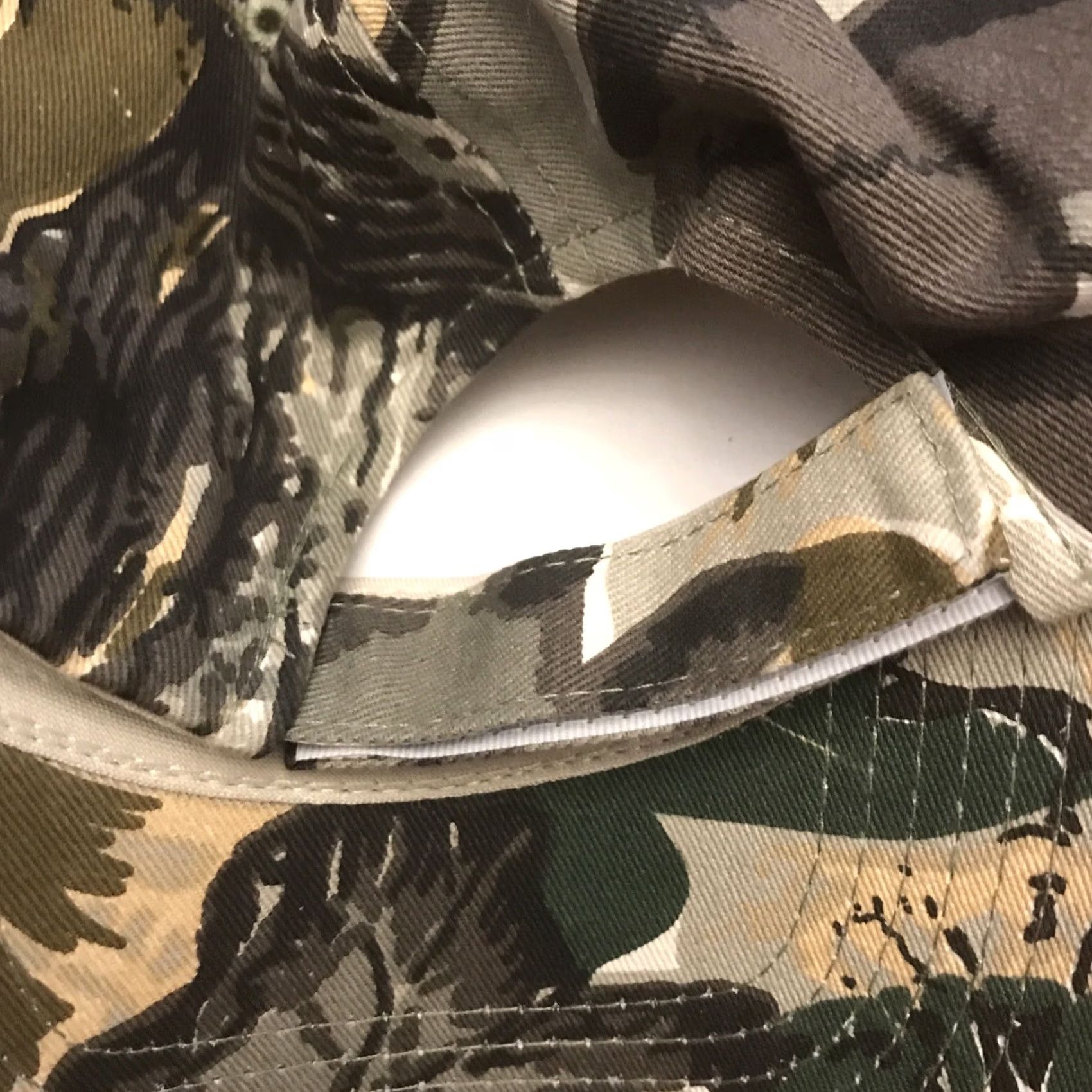 Logo 7 Mountain Lakes Inc. Camo Baseball Cap Hat Embroidered Logo Adjustable Brown Size ONE SIZE - 7 Thumbnail