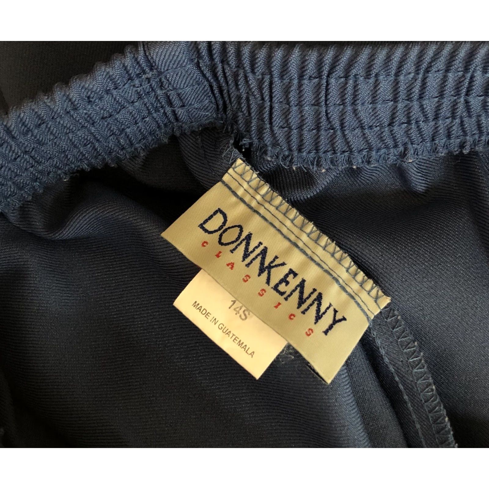 Vintage DonnKenny Dress Slacks Pants 14S Blue 28”W Straight Leg career work wear Women | Dress Pants | 28" Inseam | 14S Petite Size 28" / US 6 / IT 42 - 3 Thumbnail