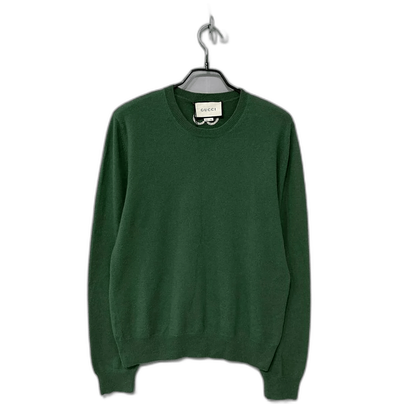 Gucci gucci green long sleeve sweater Size US M / EU 48-50 / 2 - 1 Thumbnail