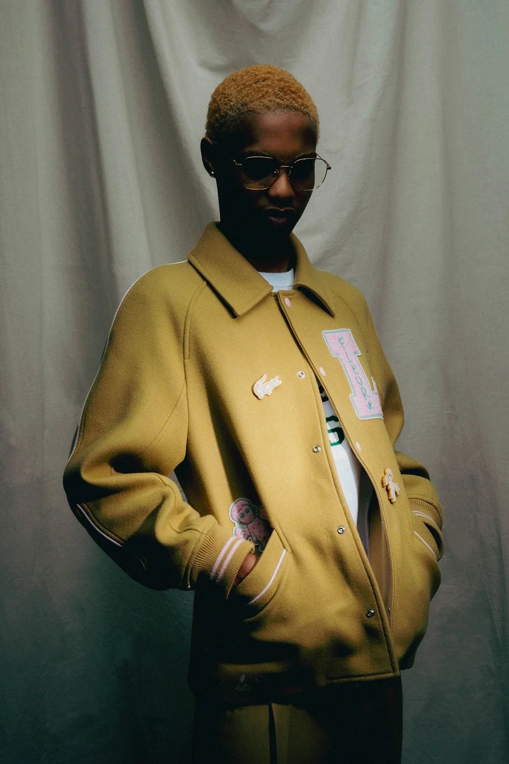 Golf le Fleur × Lacoste Varsity Jacket Size US XL / EU 56 / 4 - 10 Thumbnail