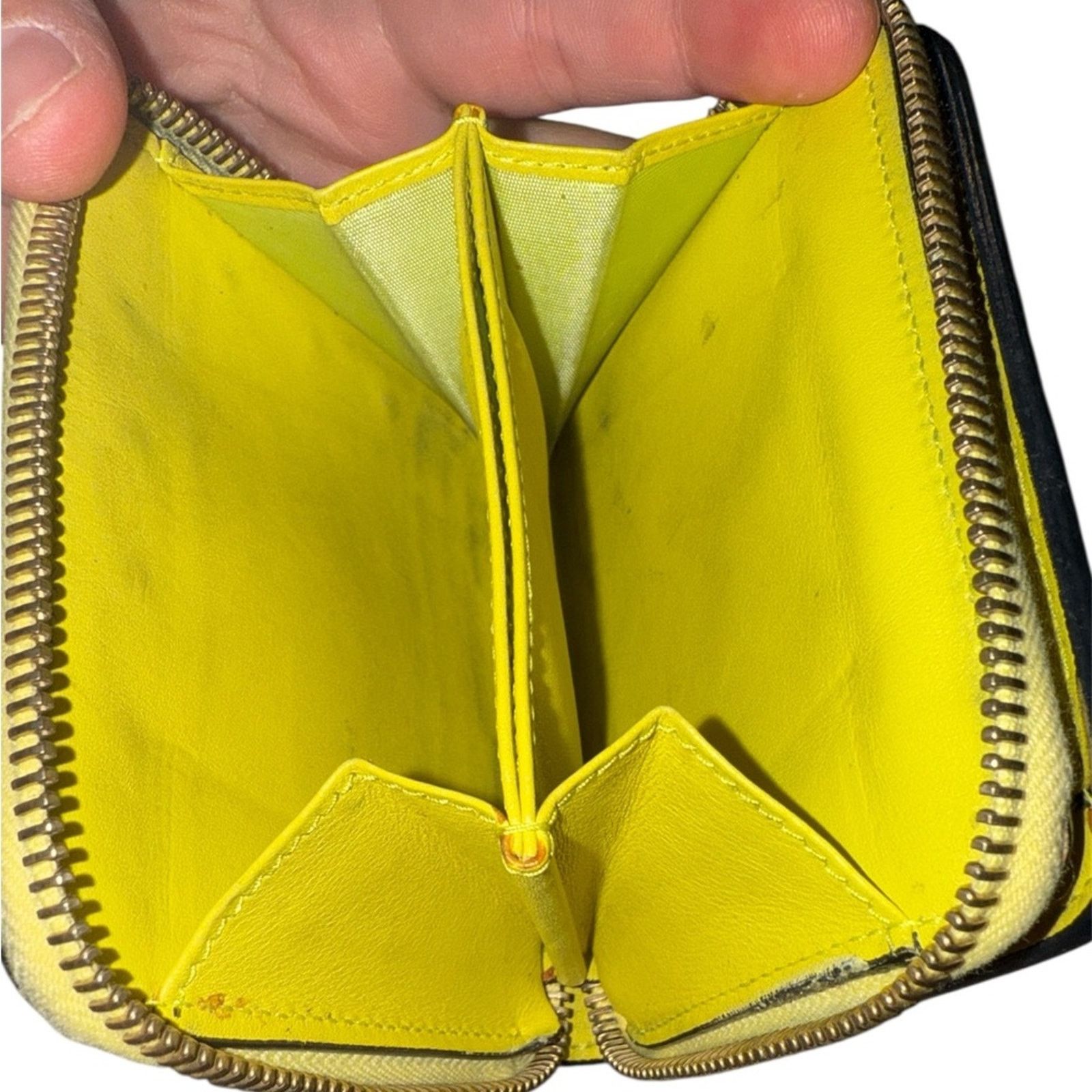 Valentino Valentino Yellow Studded Wallet Size ONE SIZE - 6 Thumbnail