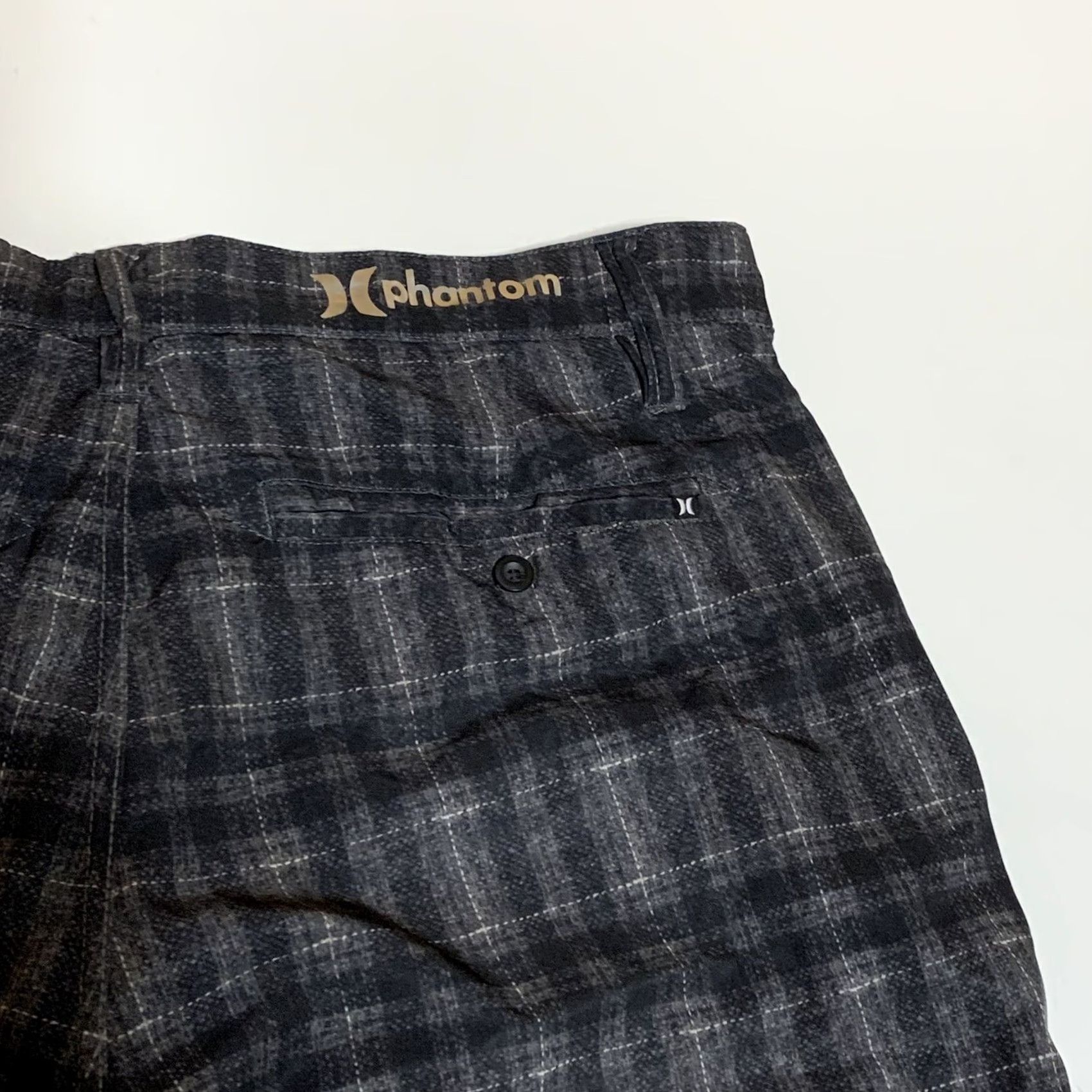 Hurley Hurley Phantom Board Shorts Hybrid Chino Men 29 Gray Plaid Inseam 11in Casual Regular Pockets Moisture Wicking Quick Dry Size US 29 - 6 Thumbnail