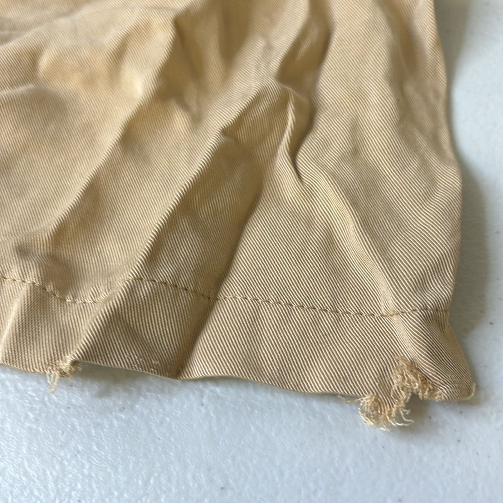 DONNI. RTR Sz Xs 0-2 donni Sand Tan Twill Pleated Wide Leg Pants Size 25" / US 0 / IT 36 - 7 Thumbnail